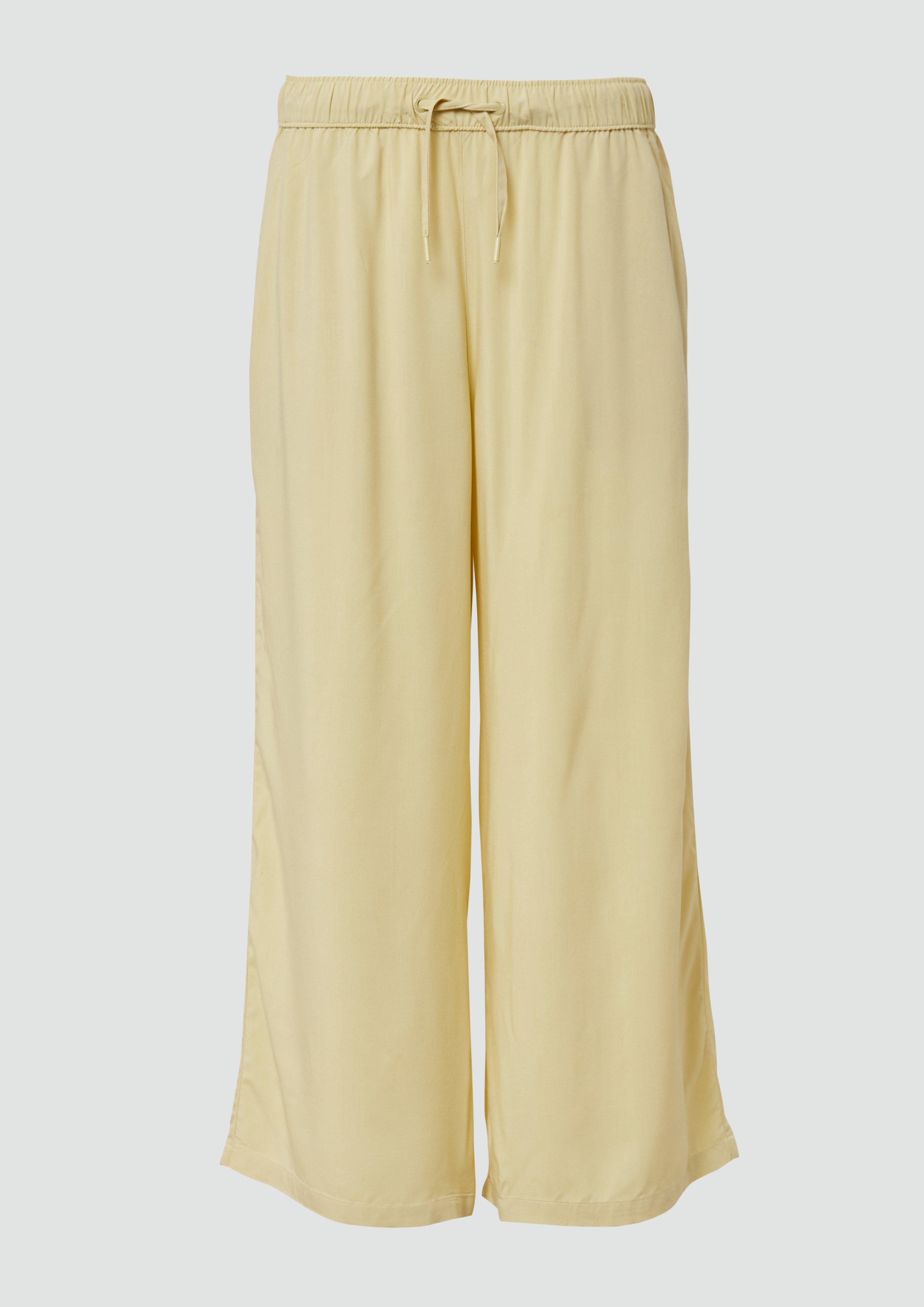QS - Culotte aus Viskose, Damen, gelb