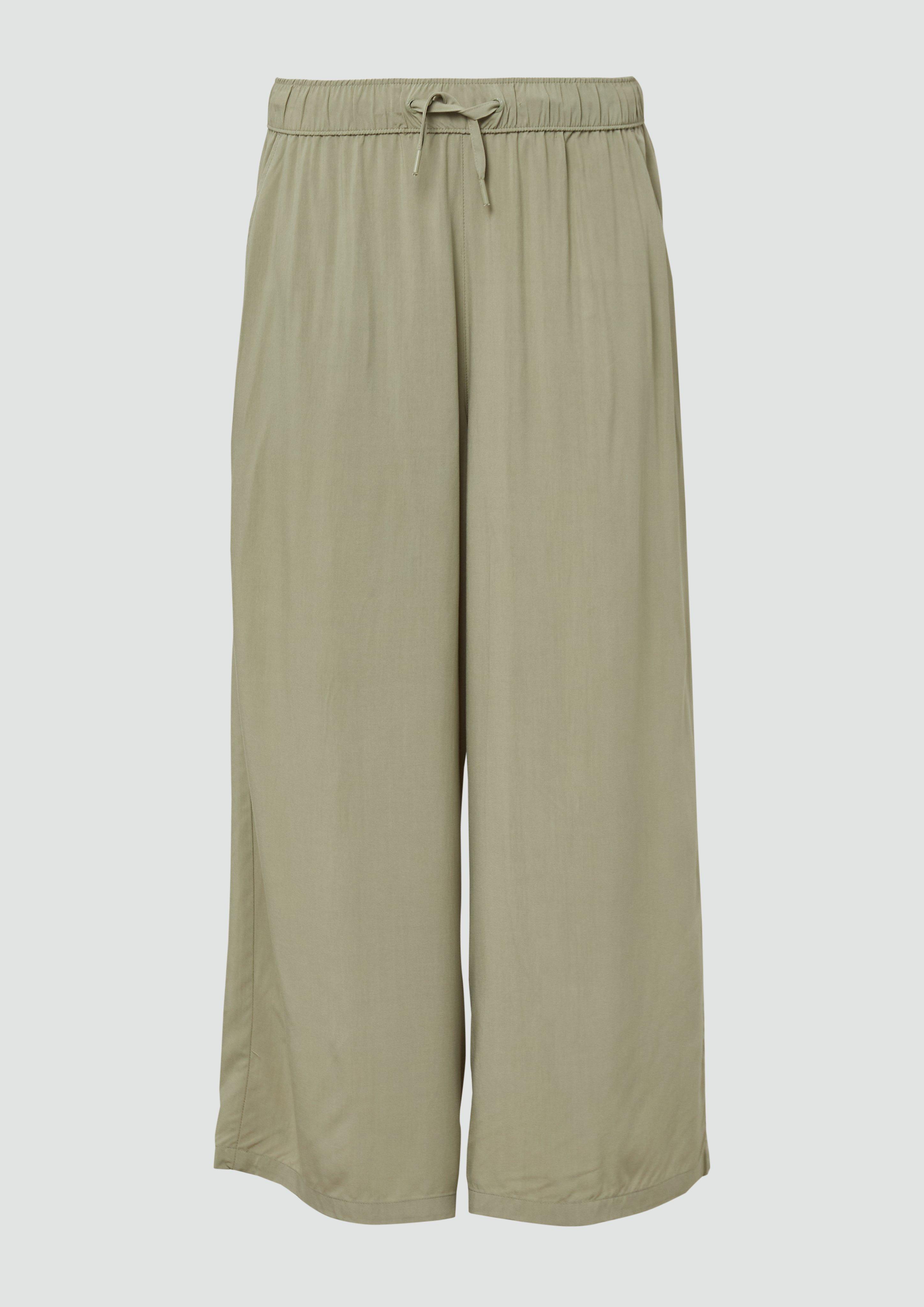 QS - Culotte aus Viskose, Damen, grün