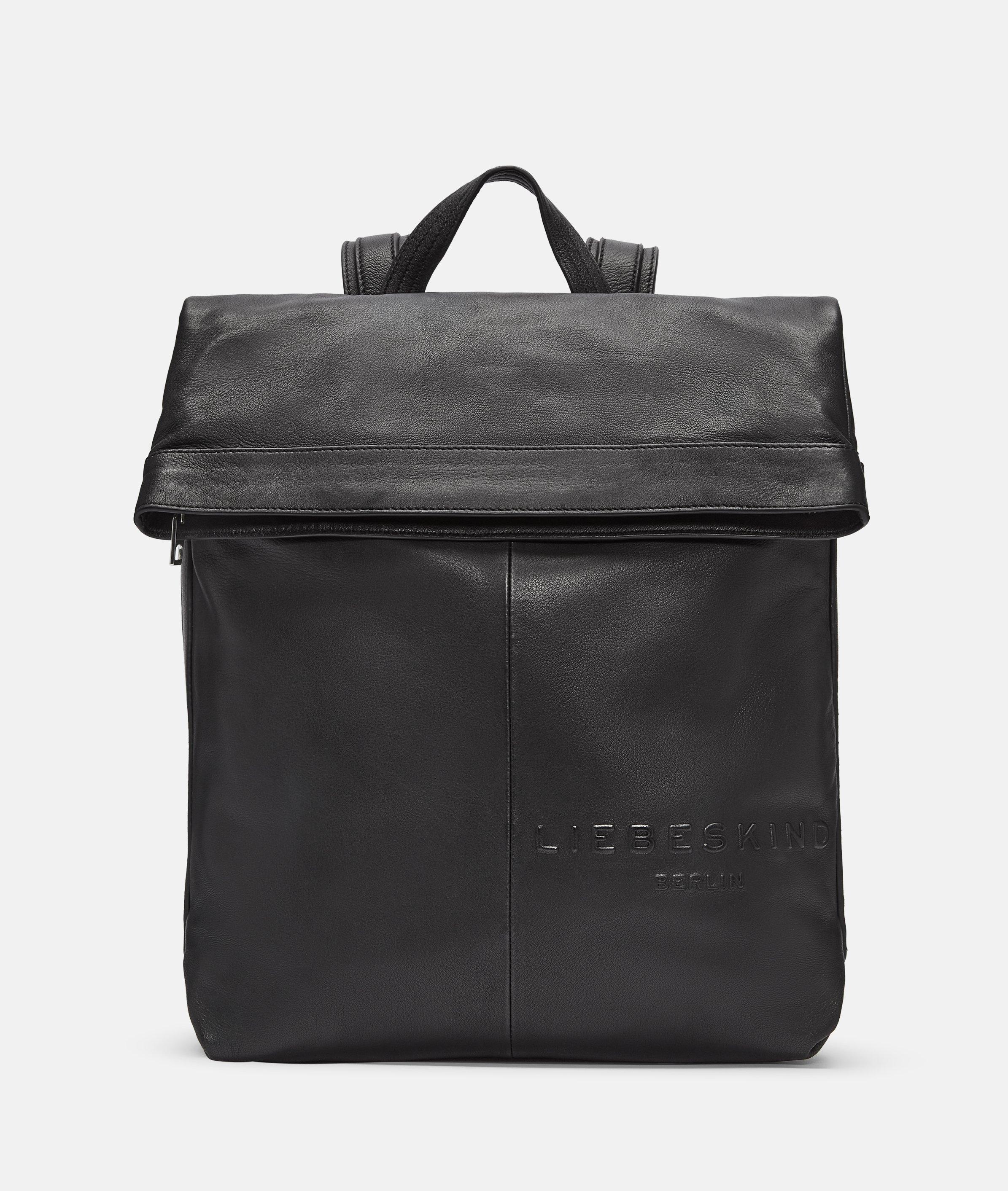 Liebeskind Berlin - Großer Rucksack aus Schafsleder -  schwarz