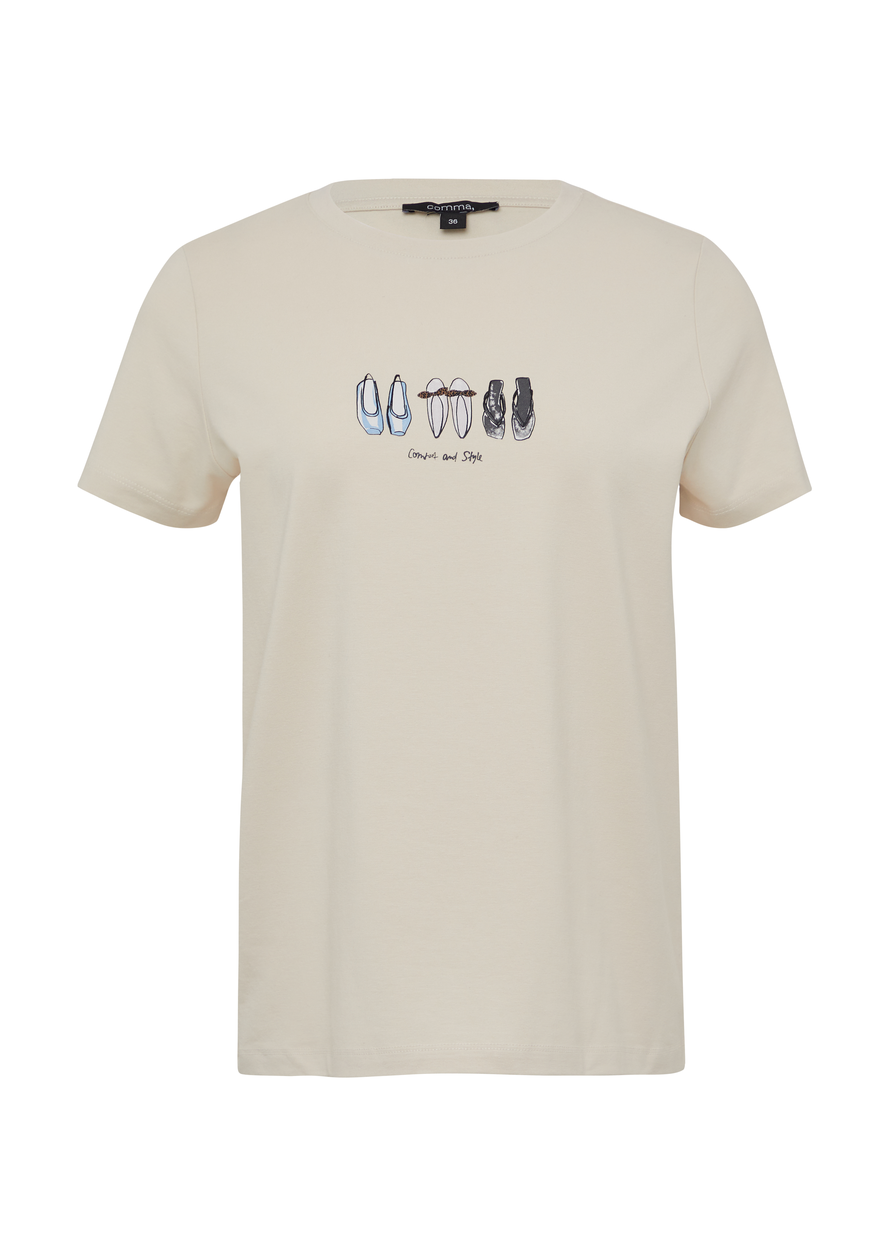 Tシャツ・カットソー Magliano TSHIRT (S5801484343) Cotton blend jersey T-shirt with a print - Beige | SCAYLE