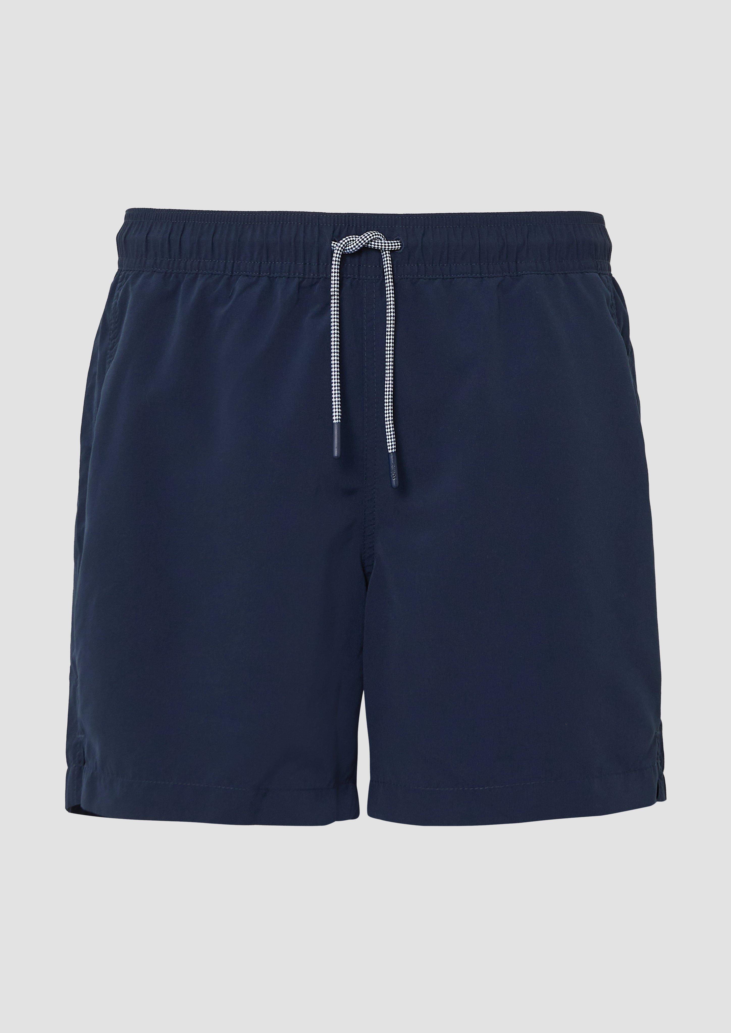 s.Oliver - Badeshorts mit Tunnelzug und Eingrifftaschen, Herren, blau
