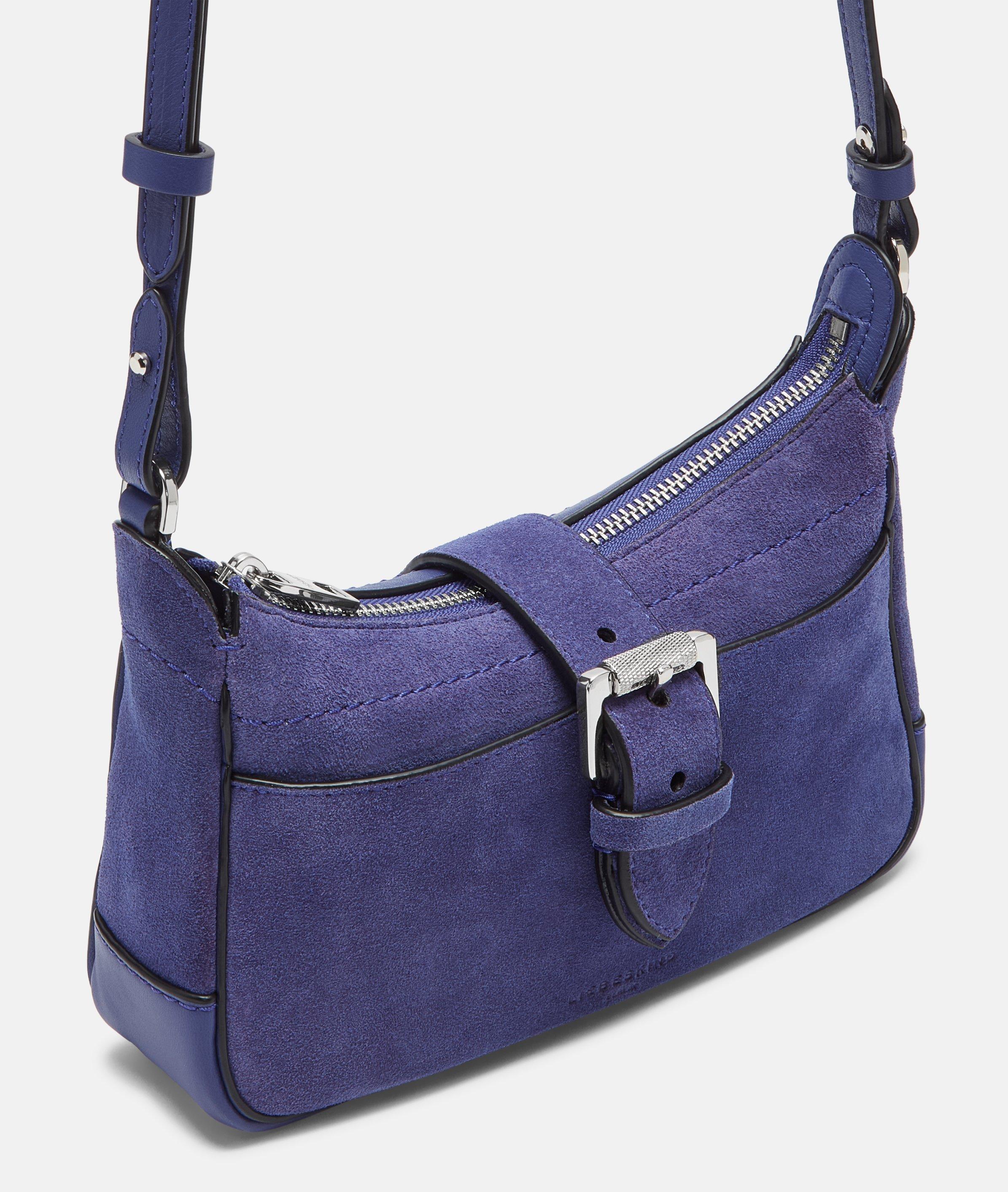 Ren tas S in paars, bruin, olijfgroen & zwart