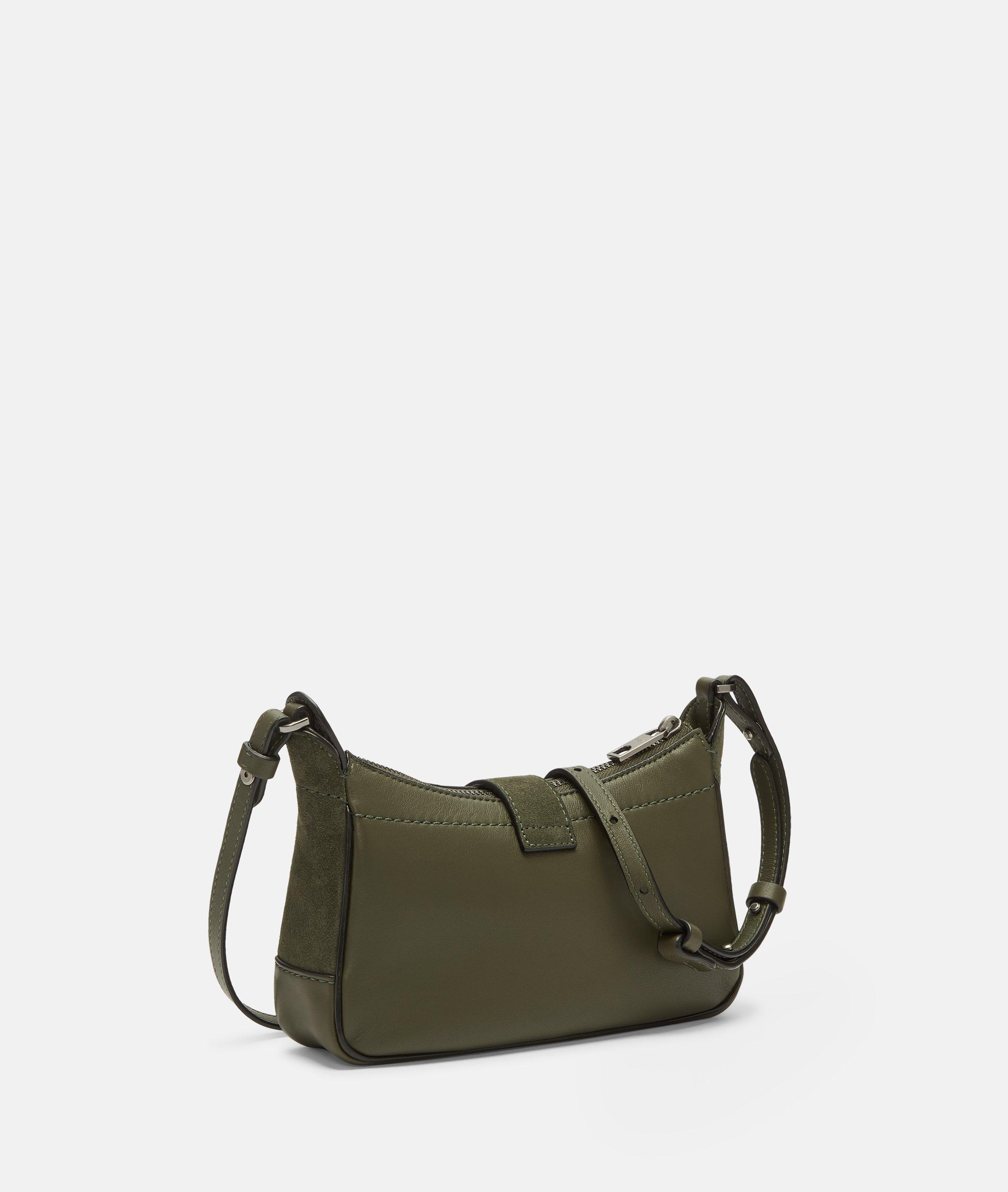 Ren Crossbody S in olive, lila, braun & schwarz