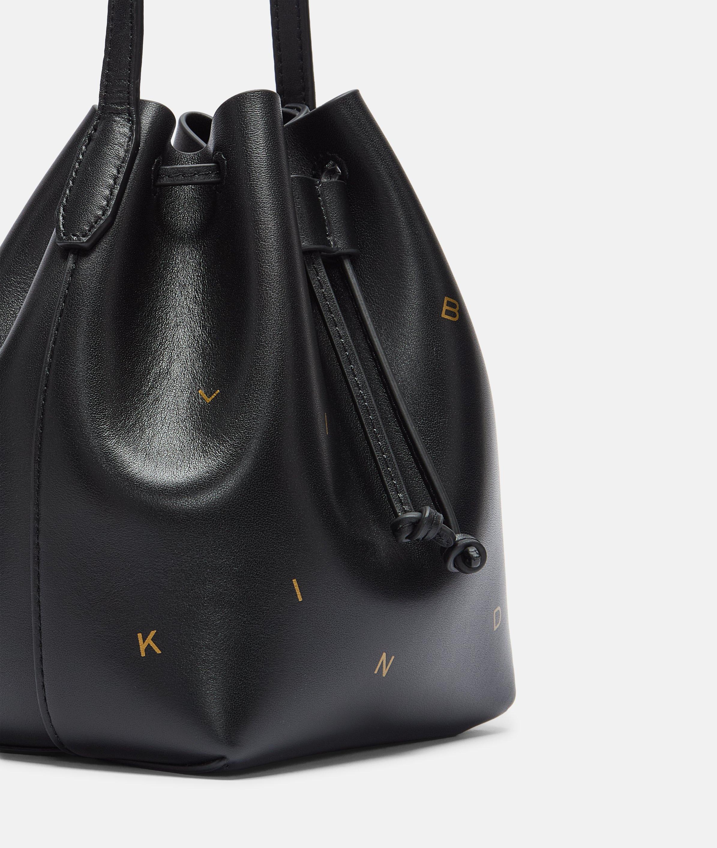 Dancing Letters Bucketbag S in schwarz, rot & blau