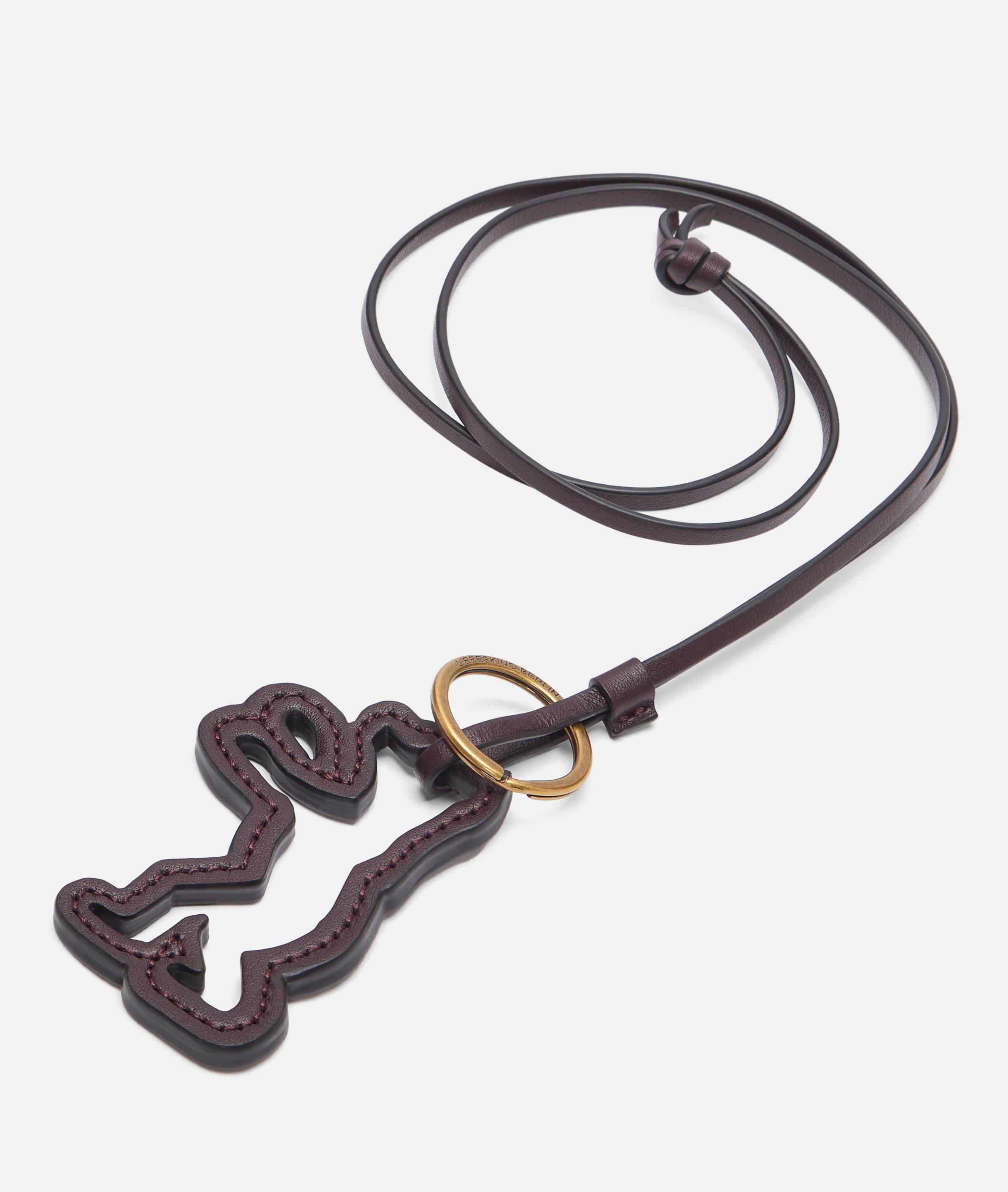 Pendant in red, blue, black & petrol