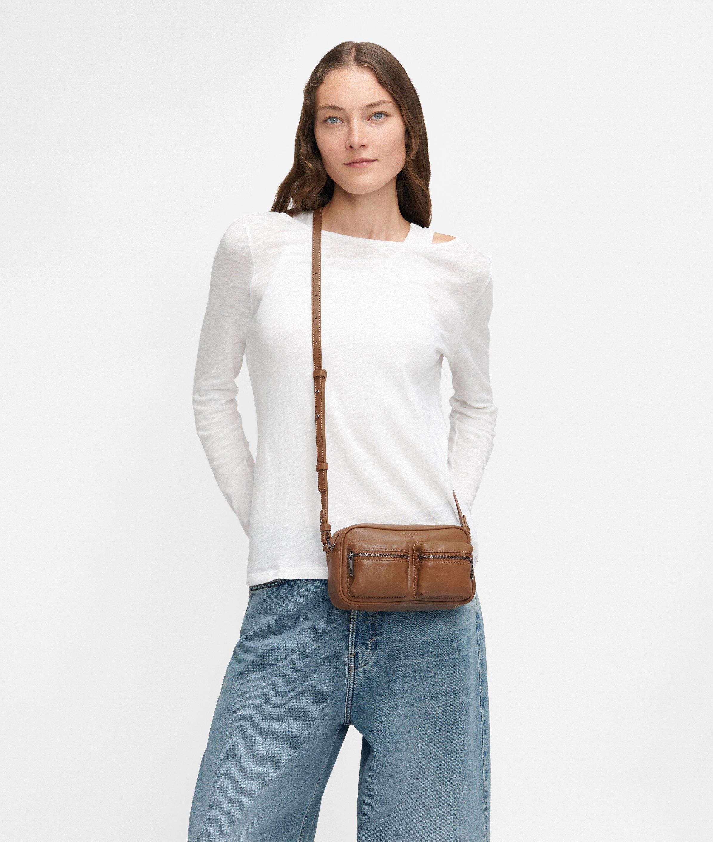 Jil Crossbody S in braun, braun & schwarz