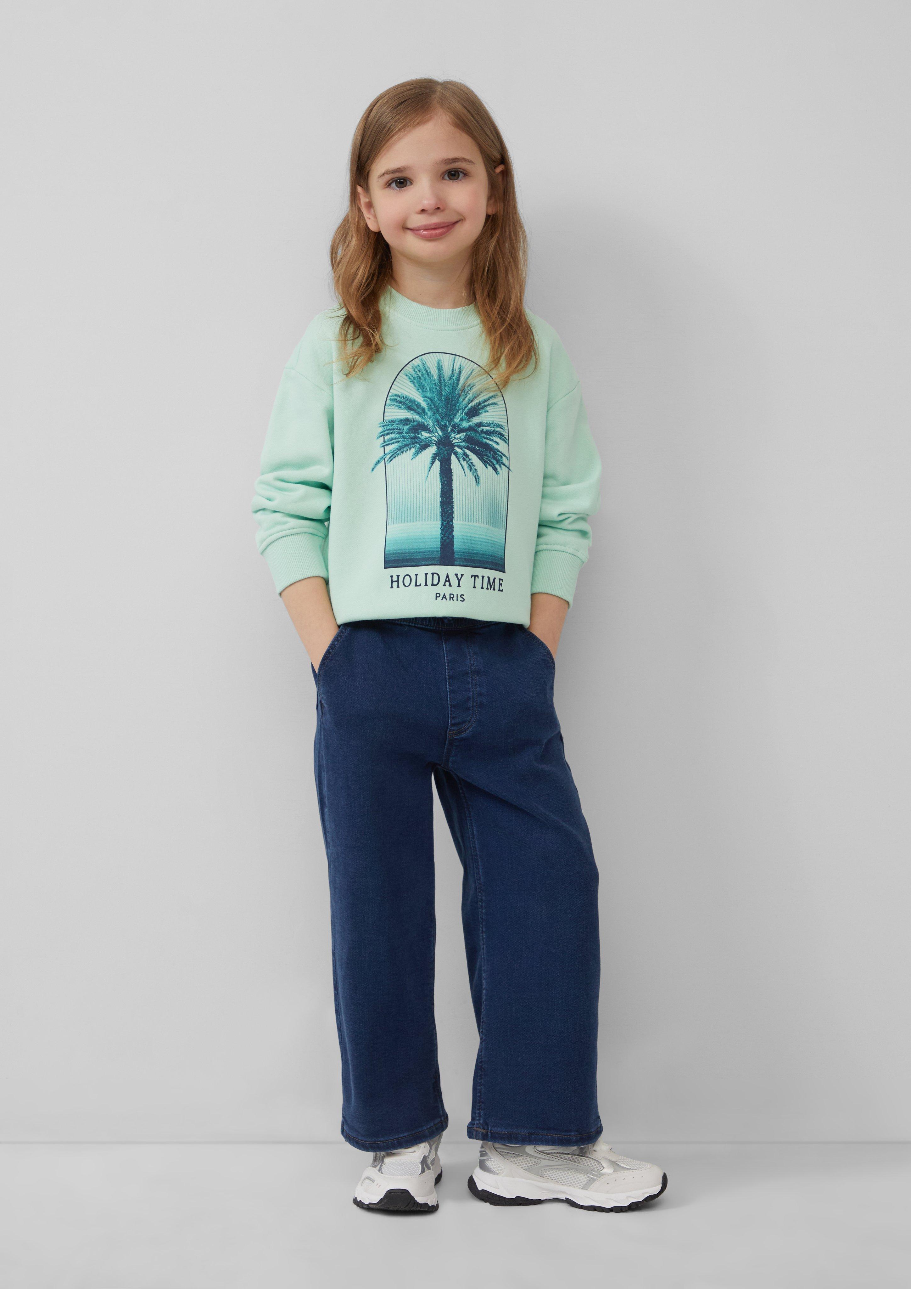 Sweatshirt in 6080 & 0210