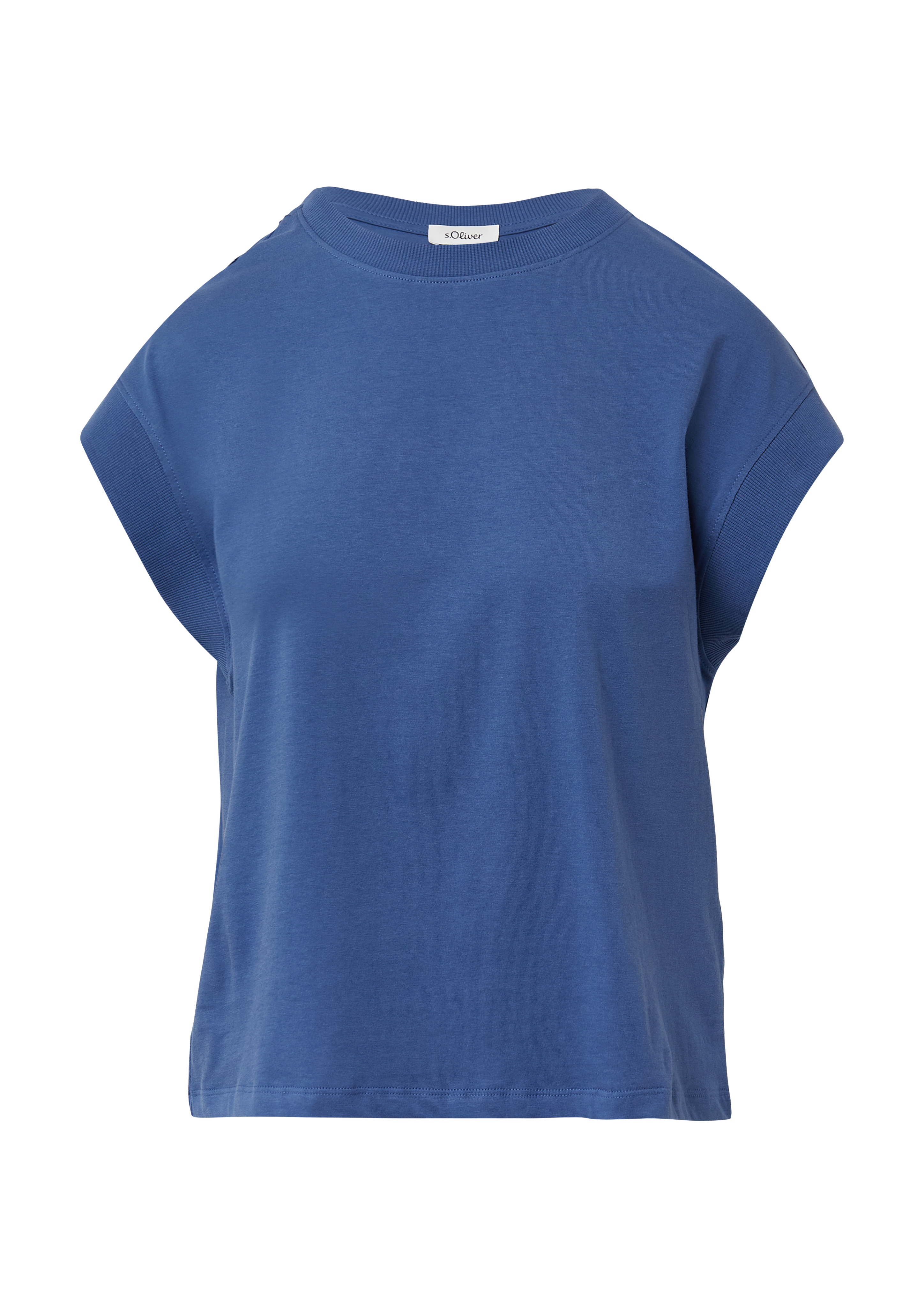 T-shirt in een relaxed fit met oversized schouders