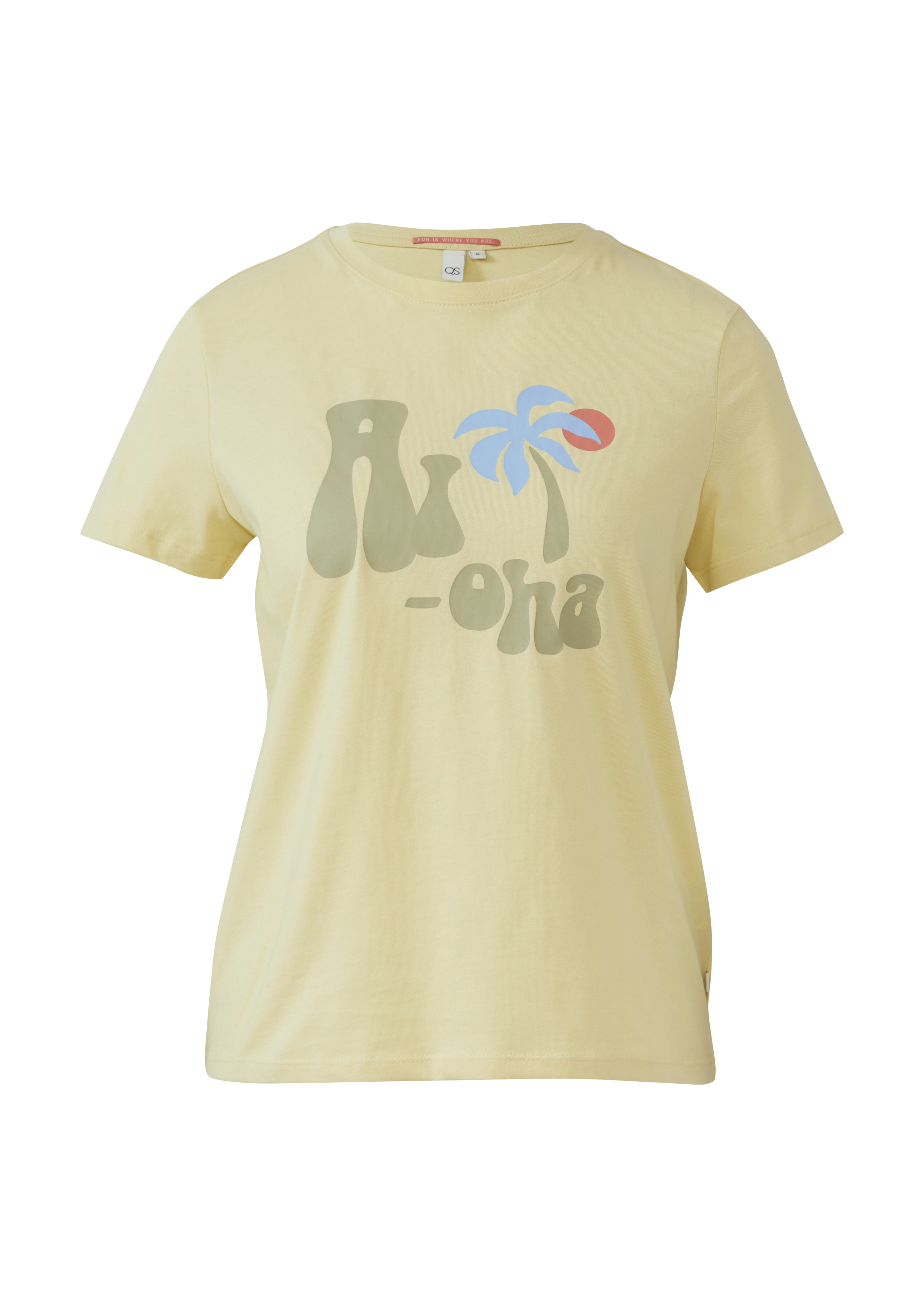 Baumwollshirt mit Frontprint