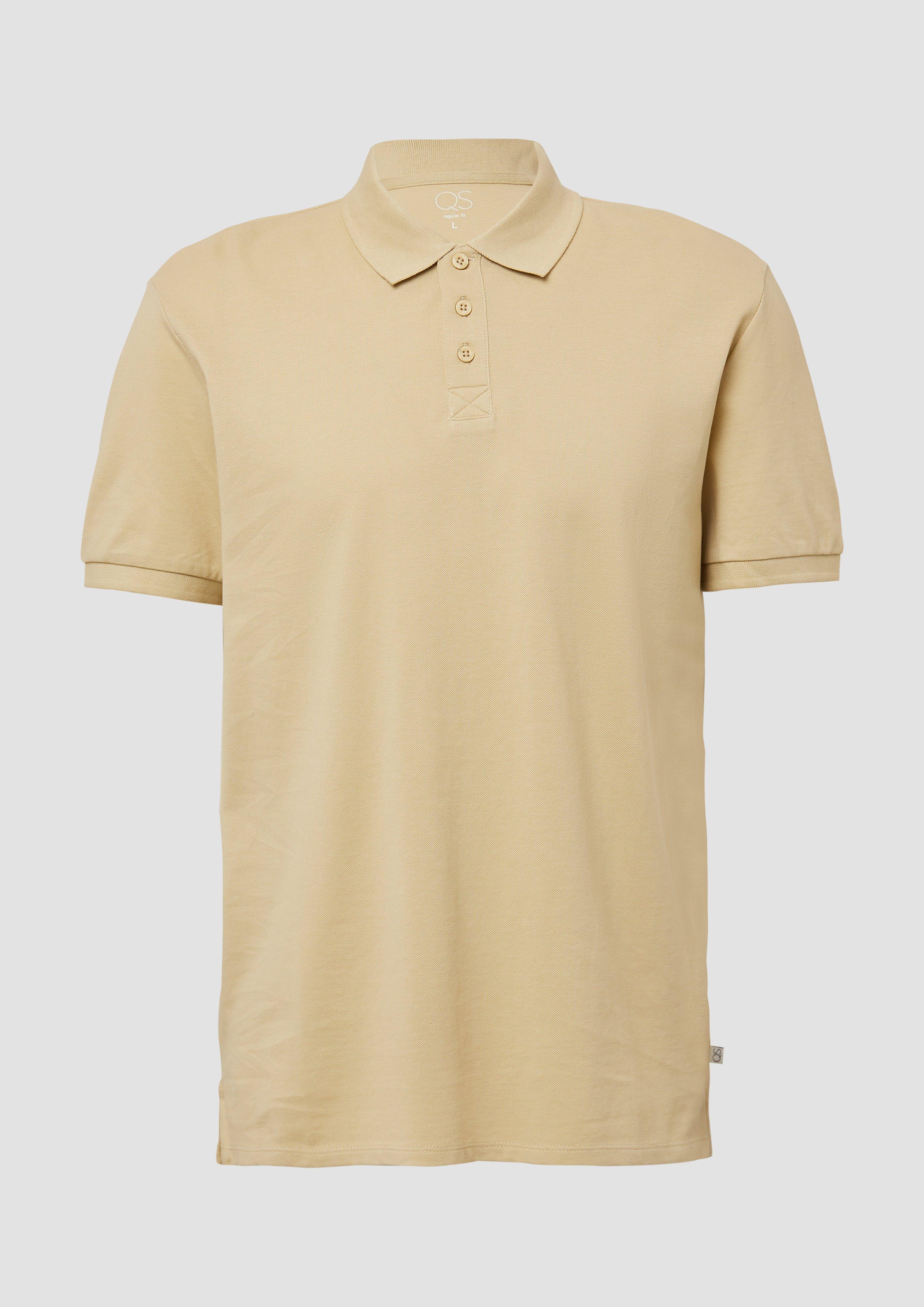 QS - Poloshirt aus Piqué, Herren, Grün