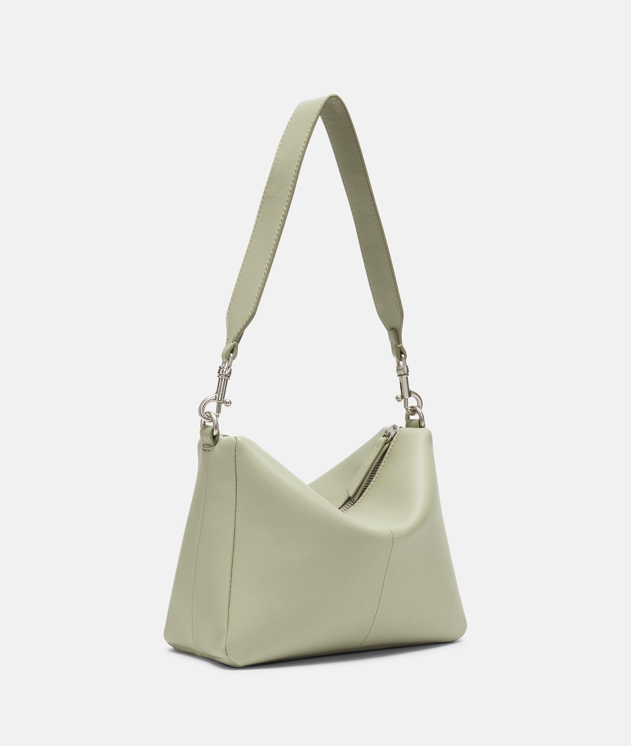 Thumbnail - Liebeskind Berlin - Handliche Crossbody-Bag aus Schafsleder -  Grün