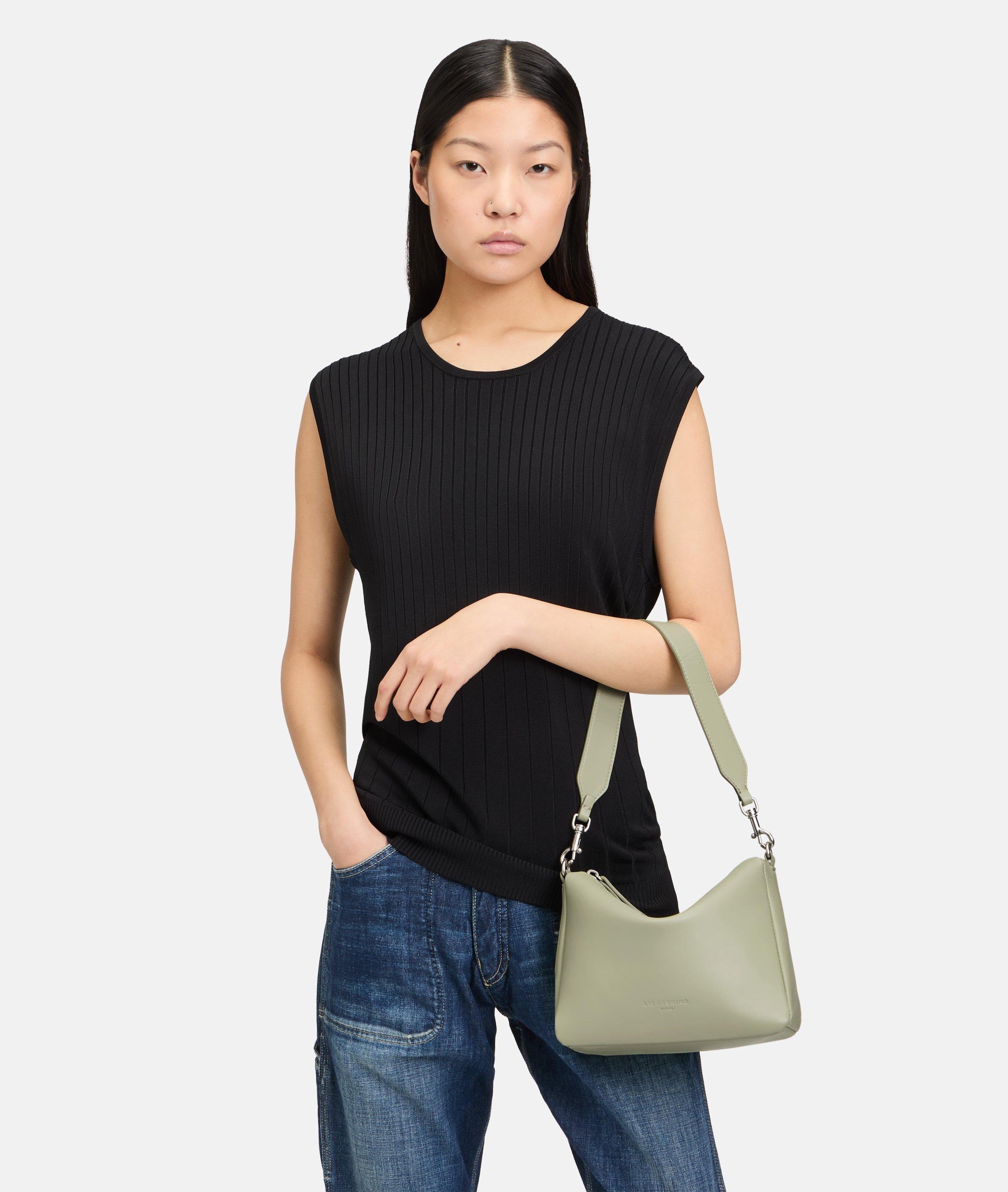 Crossbody in olijfgroen, bruin, blauw, wit & zwart