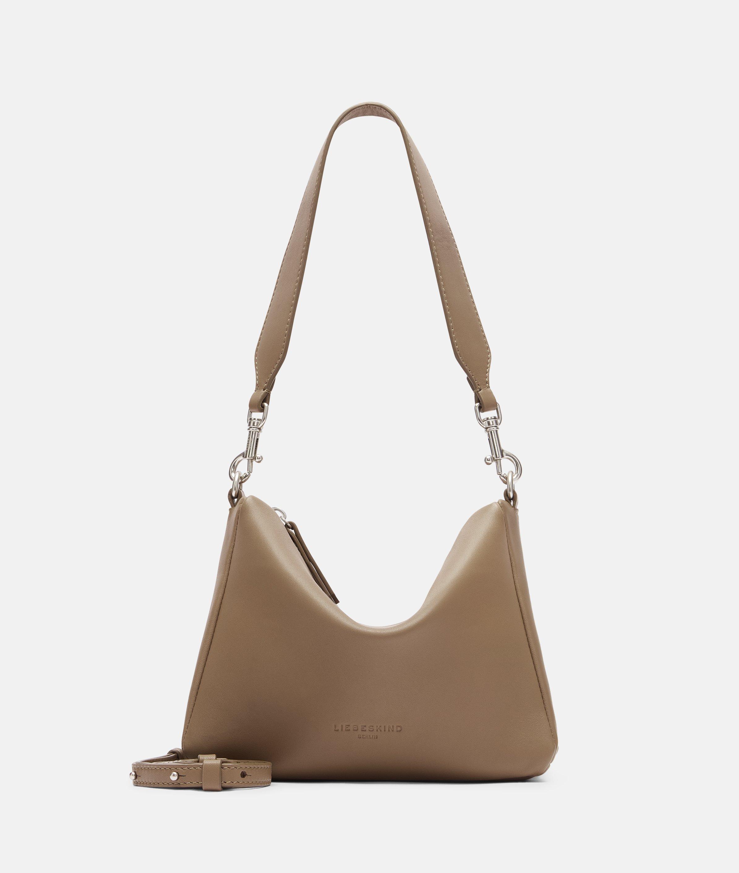 Liebeskind Berlin - Handliche Crossbody-Bag aus Schafsleder -  braun