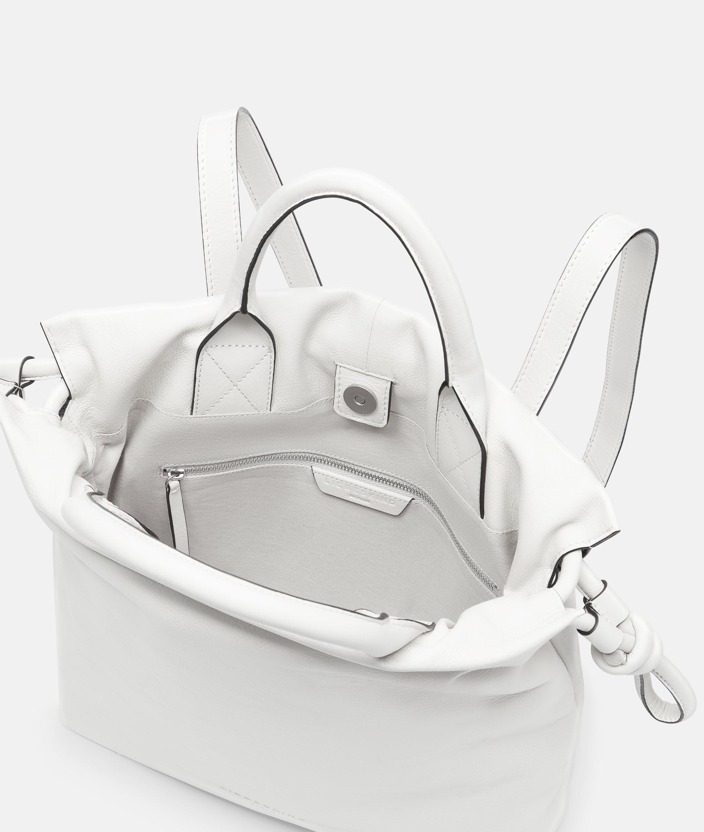 Jillian rugzak S in wit & olijfgroen