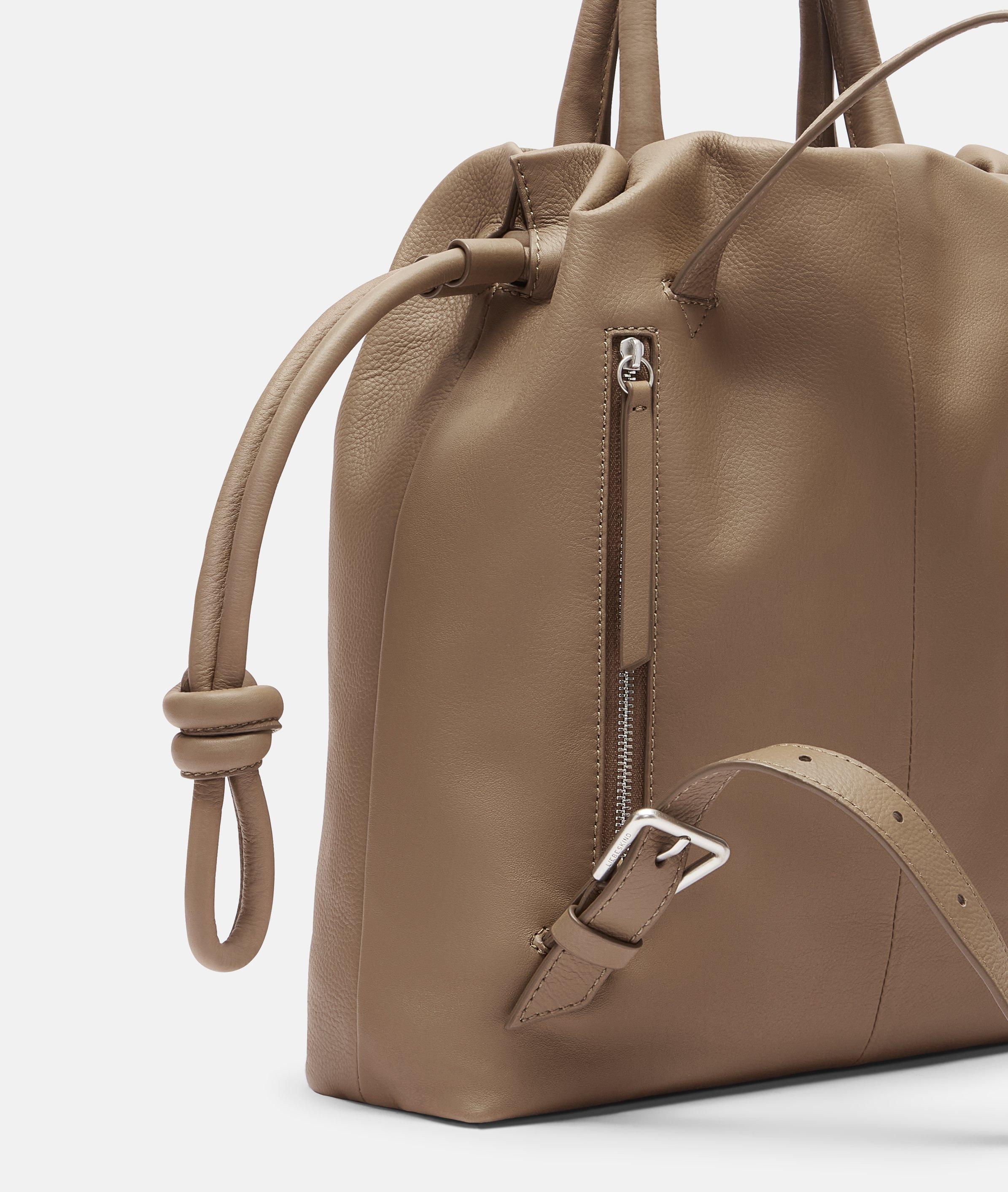 Jillian rugzak S in bruin & olijfgroen