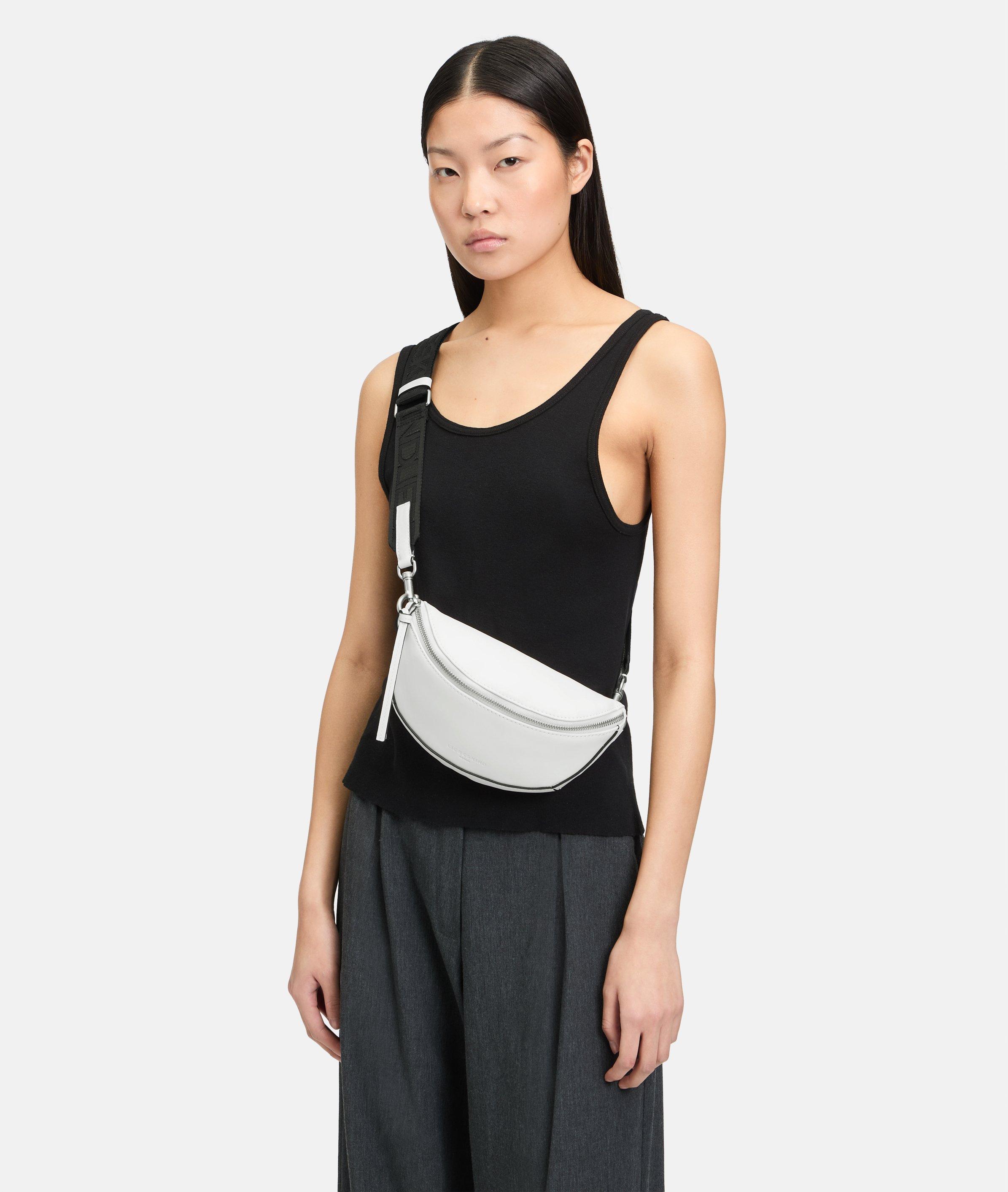 Belt-Bag in white & black