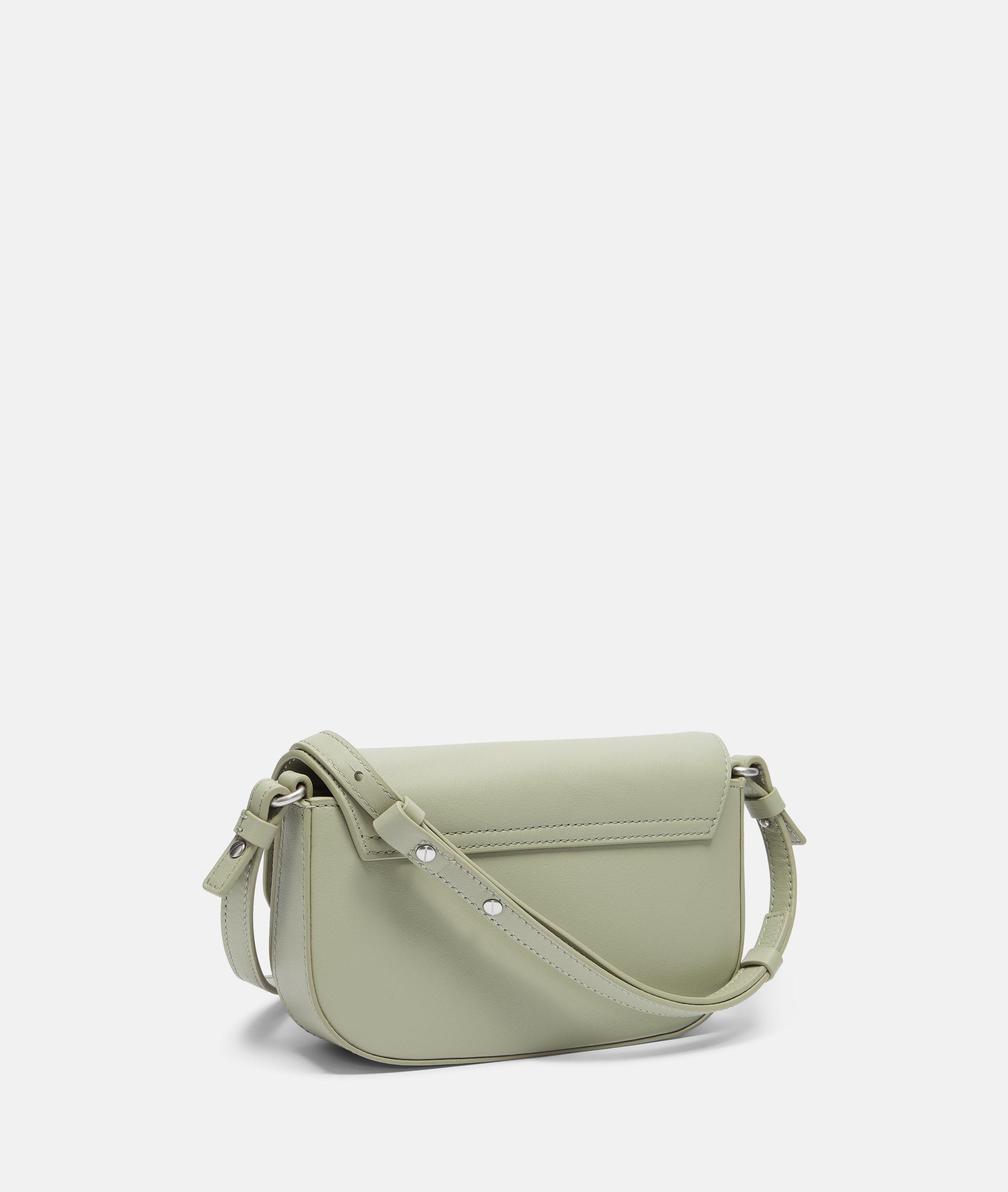 Crossbody in olijfgroen, zwart & wit
