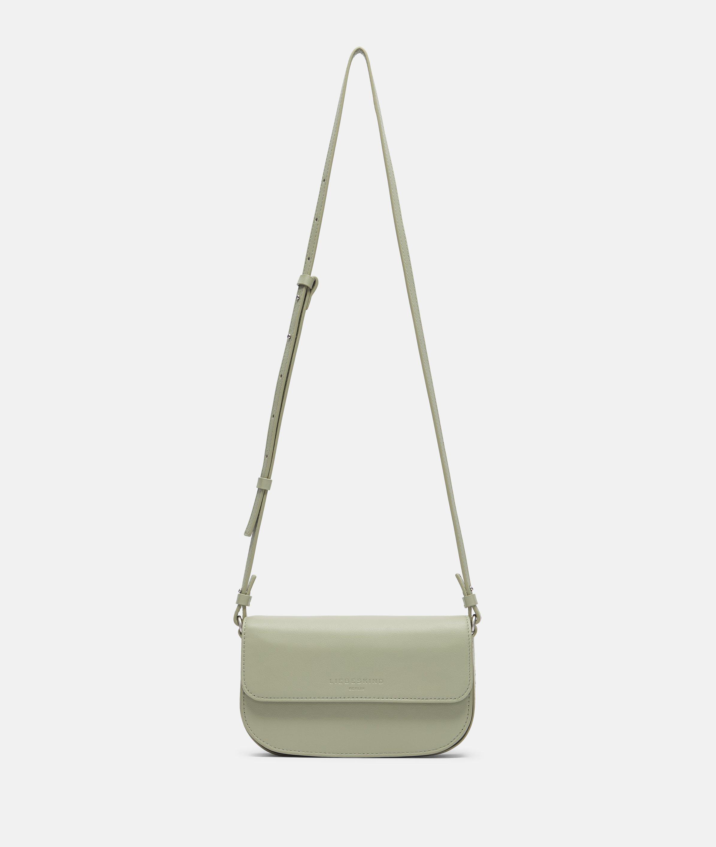 Crossbody in olijfgroen, zwart & wit