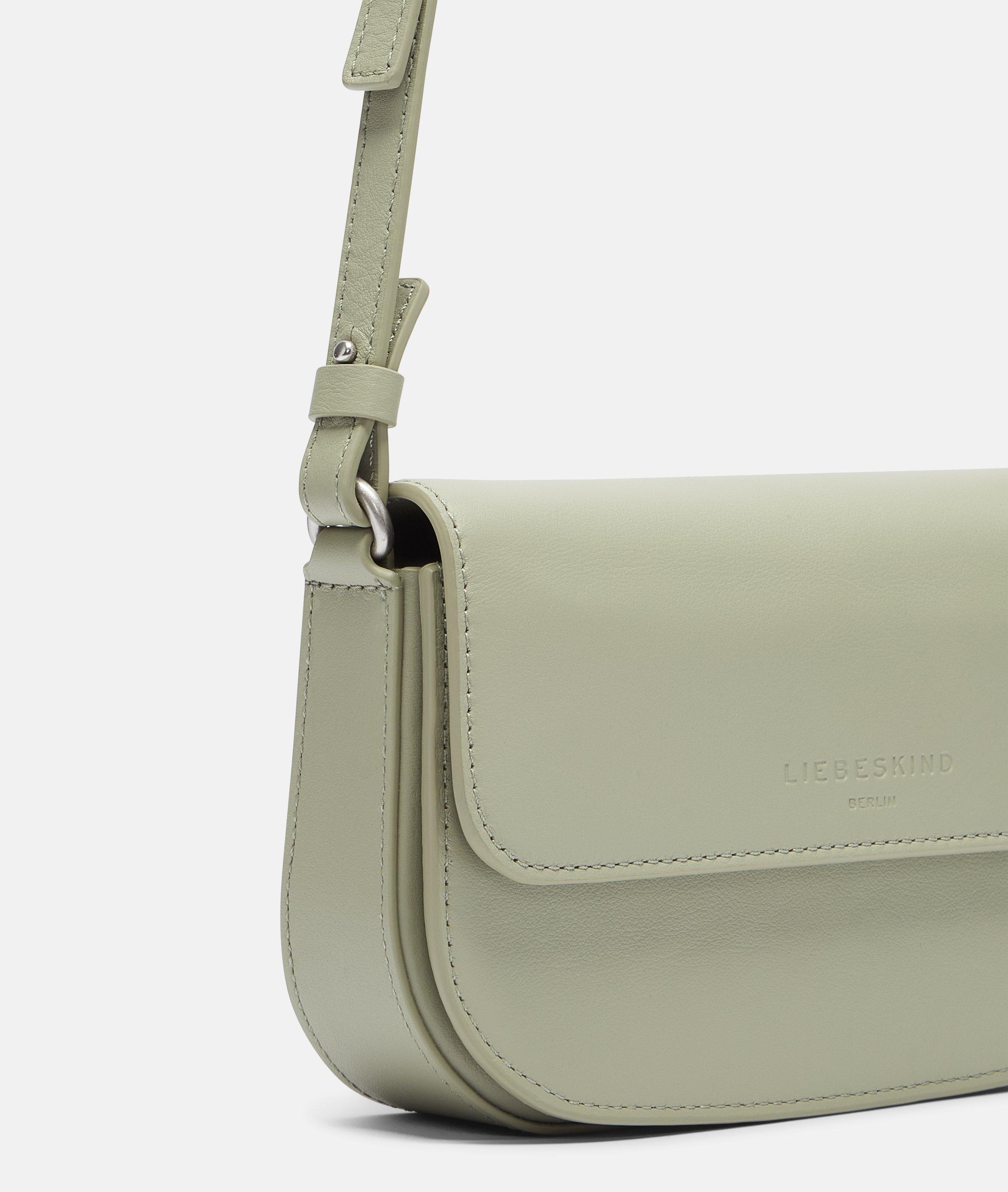Crossbody in olijfgroen, zwart & wit