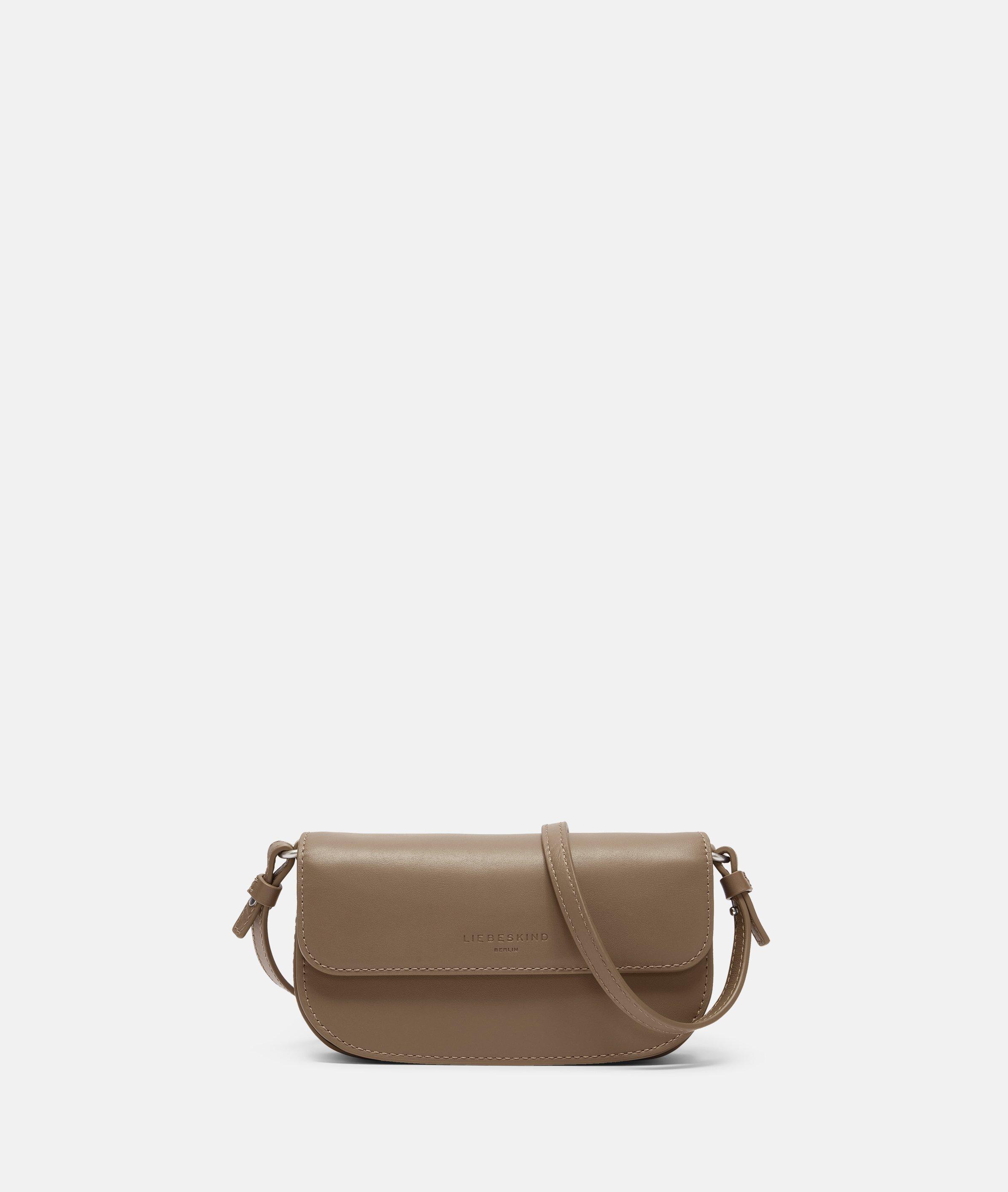 Thumbnail - Liebeskind Berlin - Kleine Crossbody-Bag aus weichem Rindsleder -  braun