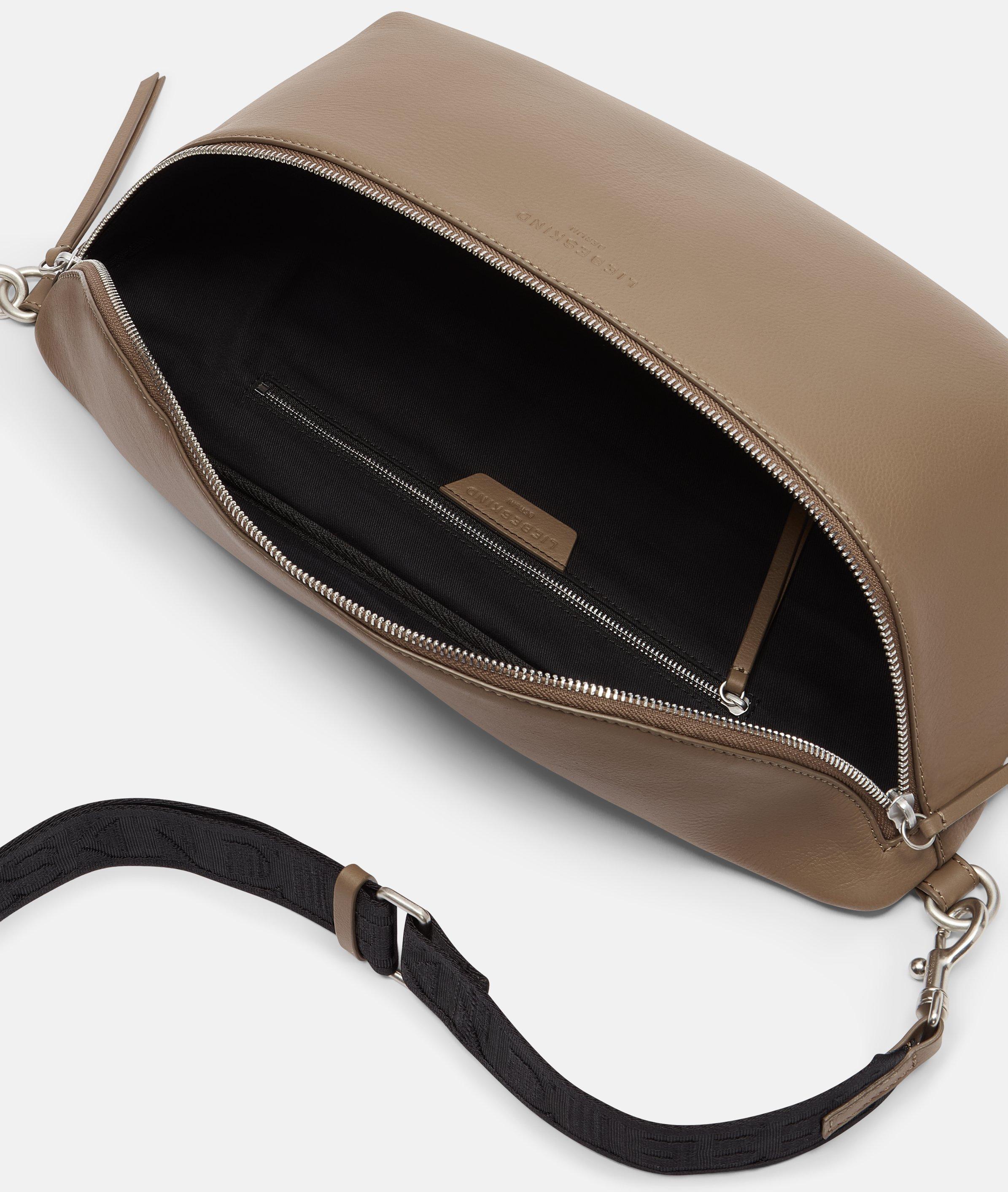 Belt-Bag in bruin & olijfgroen