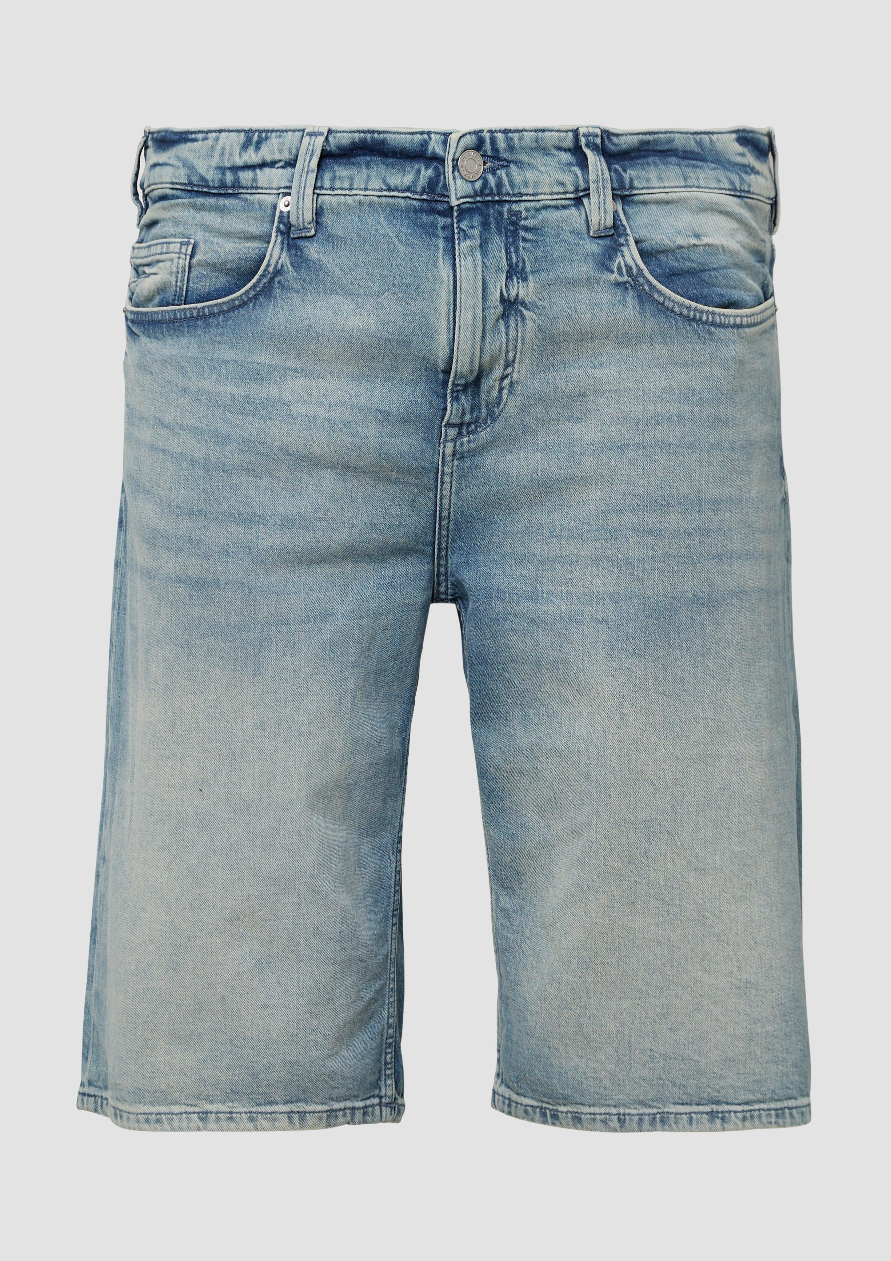 s.Oliver - Bermuda-Jeans / Regular Fit / Mid Rise, Herren, Blau
