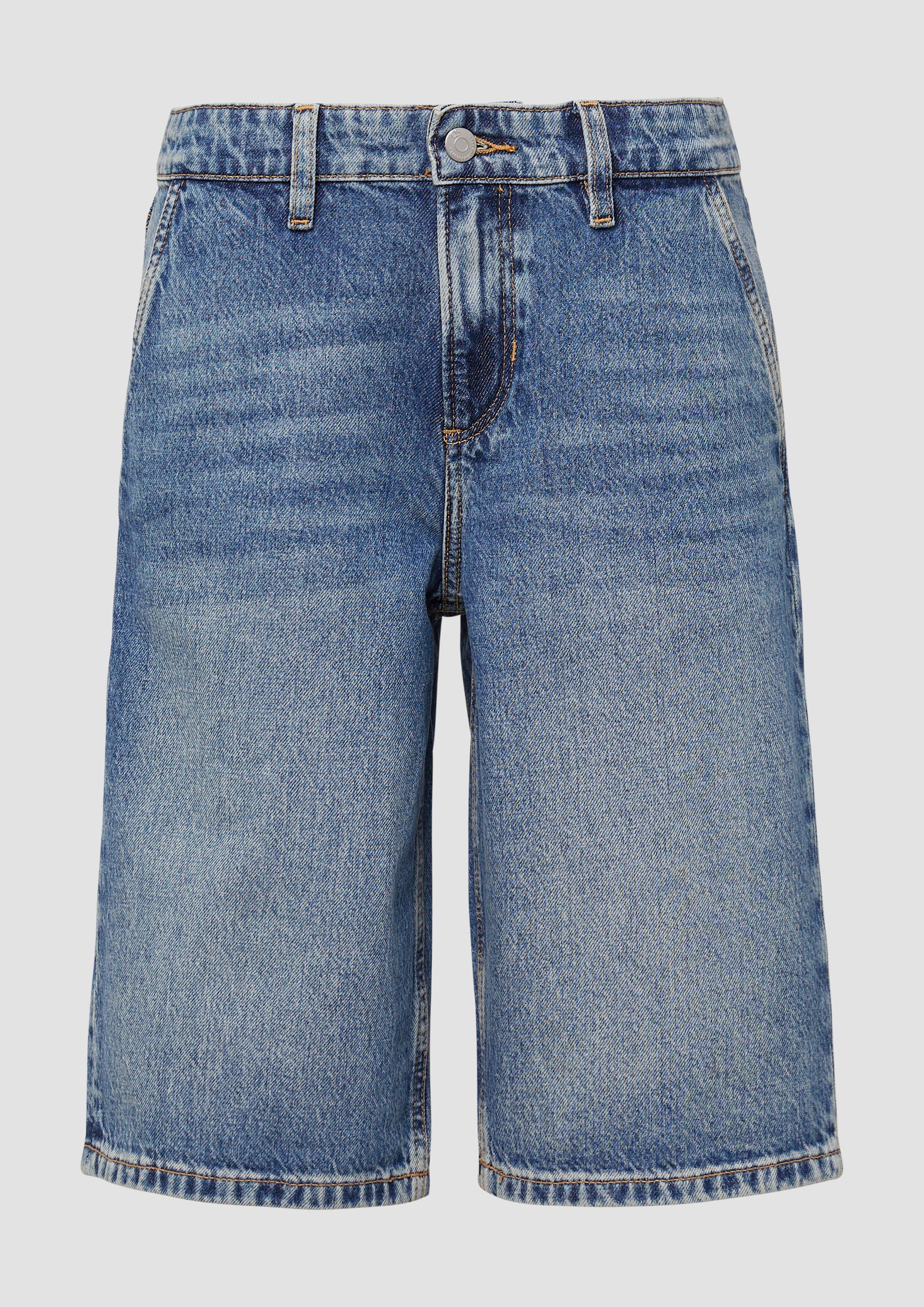 QS - Bermuda Skater / Relaxed Fit / Mid Rise, Damen, blau