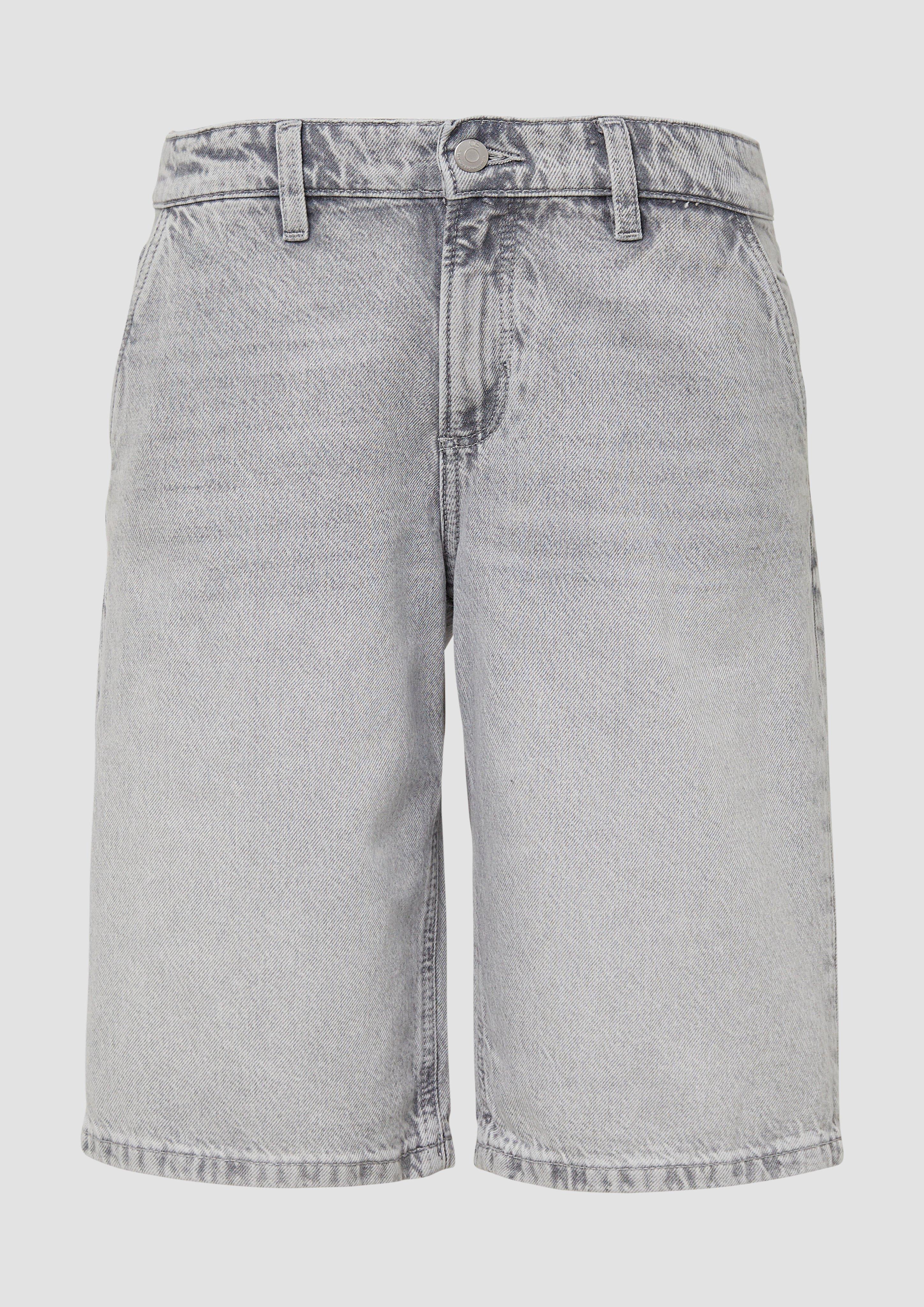 QS - Bermuda Skater / Relaxed Fit / Mid Rise, Damen, grau