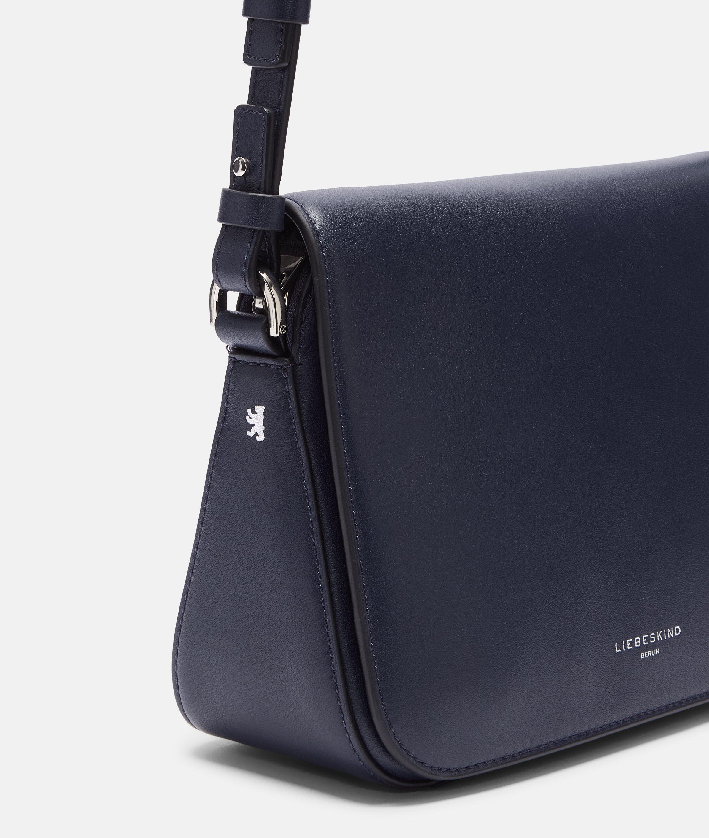 Crossbody in blauw, petrol, rood & zwart