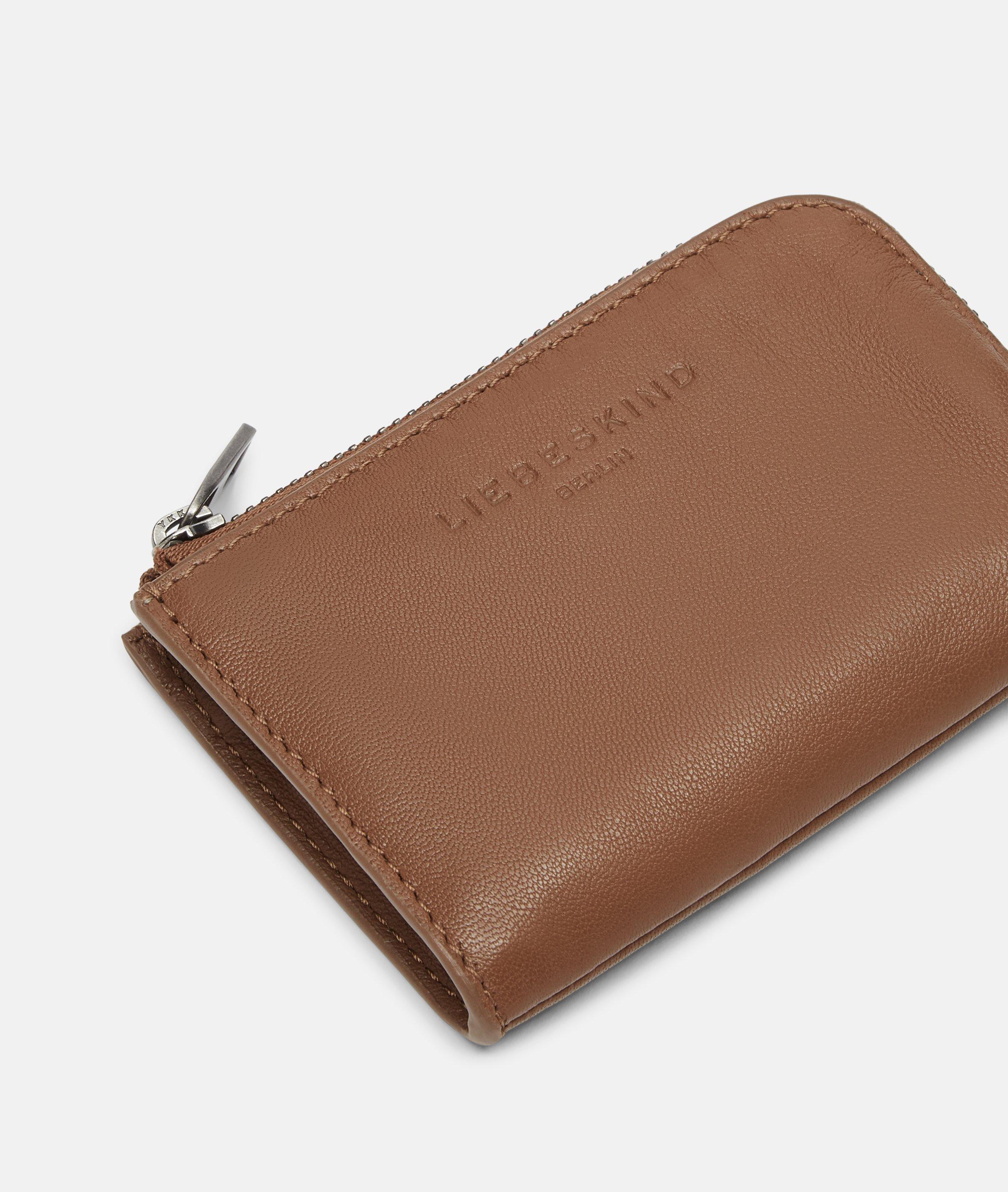 Leni Geldbörse XS in braun, braun, petrol & schwarz