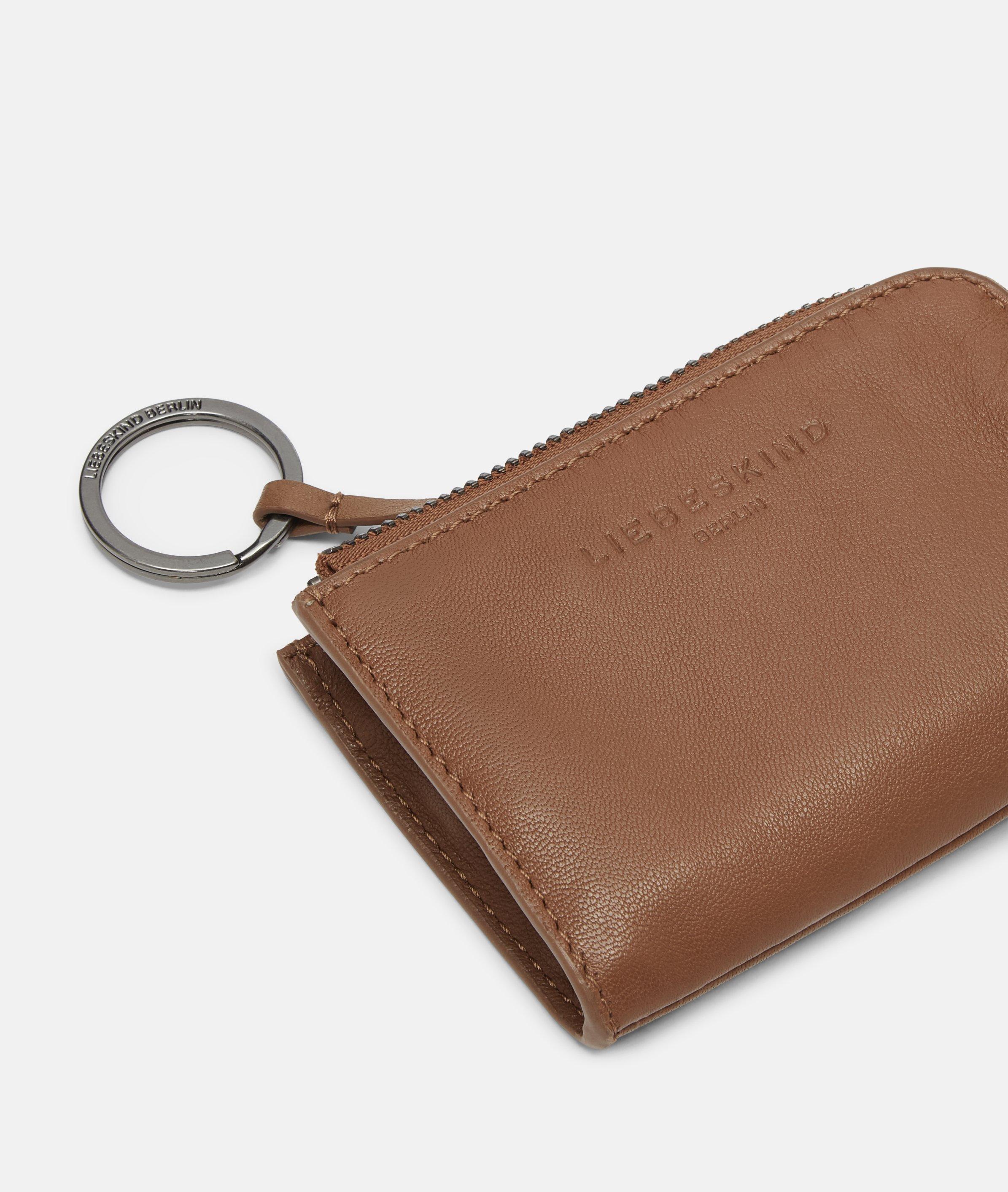 Leni Geldbörse XS in braun, braun, petrol & schwarz