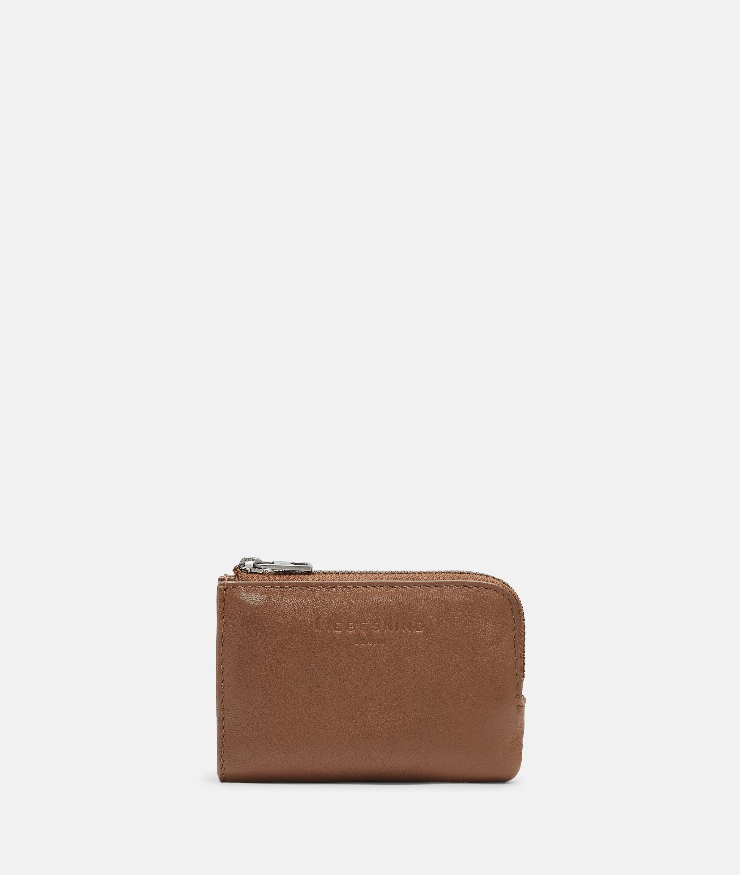 Leni Geldbörse XS in braun, braun, petrol & schwarz