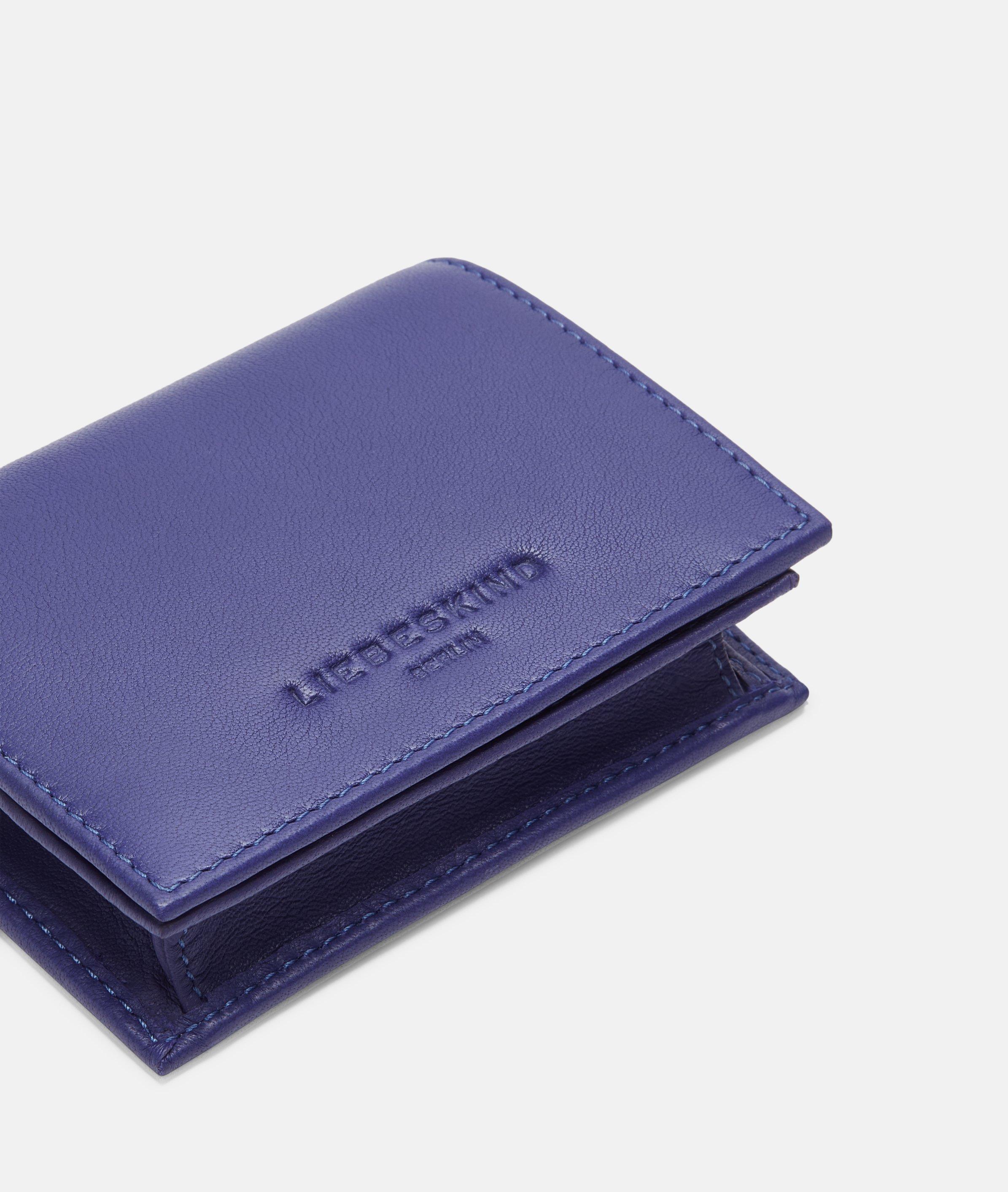 Emilia Geldbörse S in lila, braun, braun, petrol & schwarz