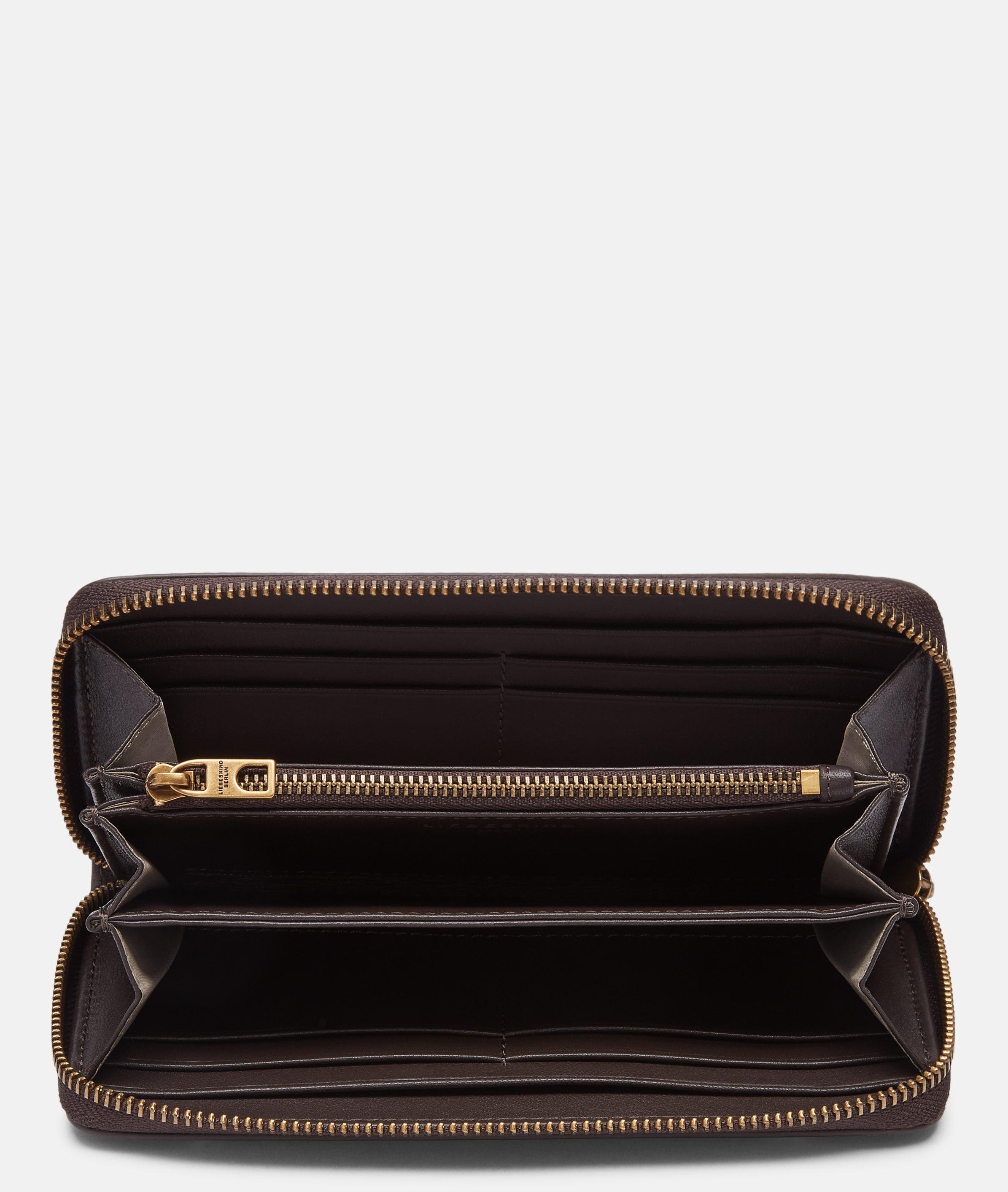 Lora Sally in bruin, bruin, petrol & paars