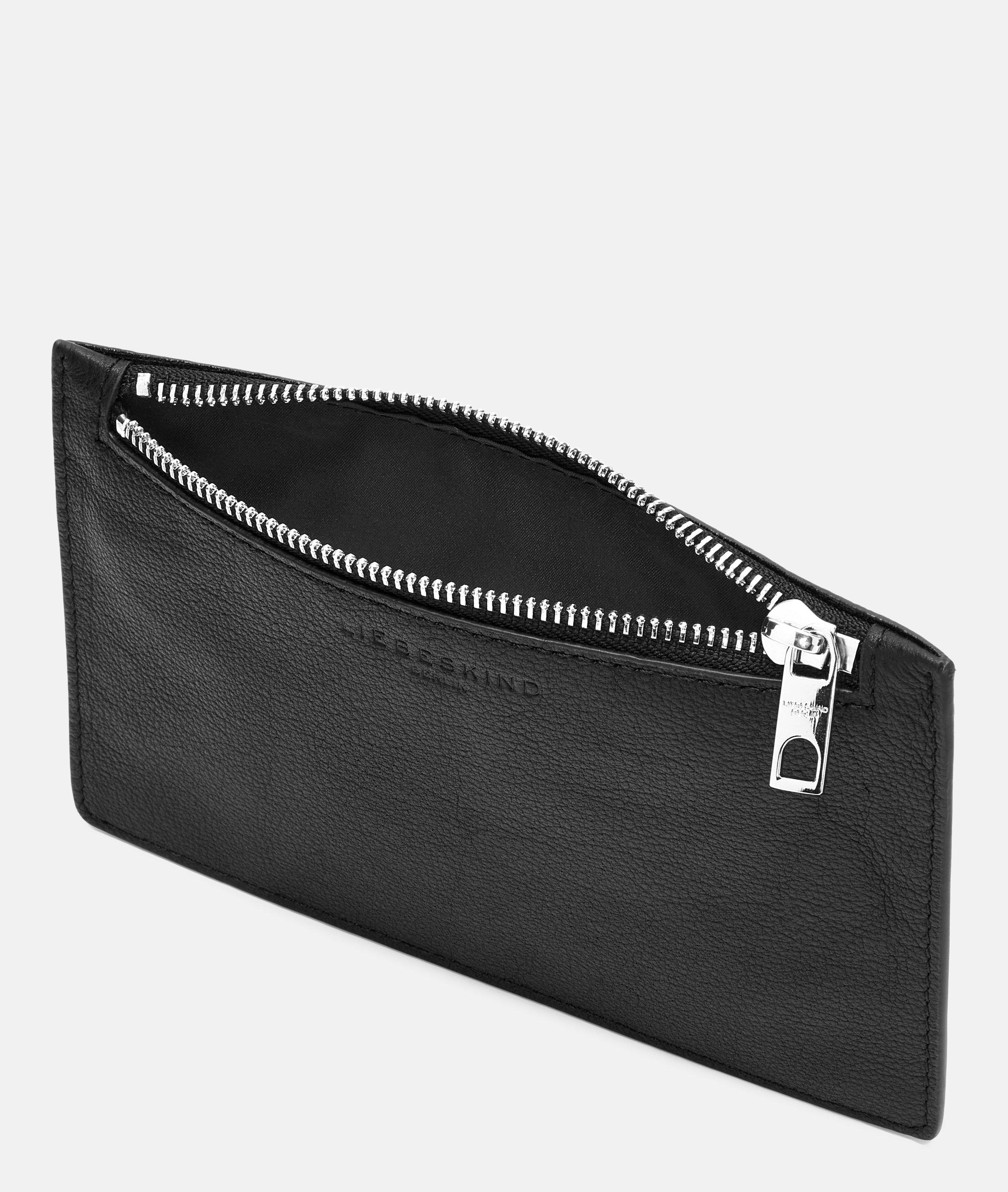 Kiwi Pouch S in black, brown, petrol & purple