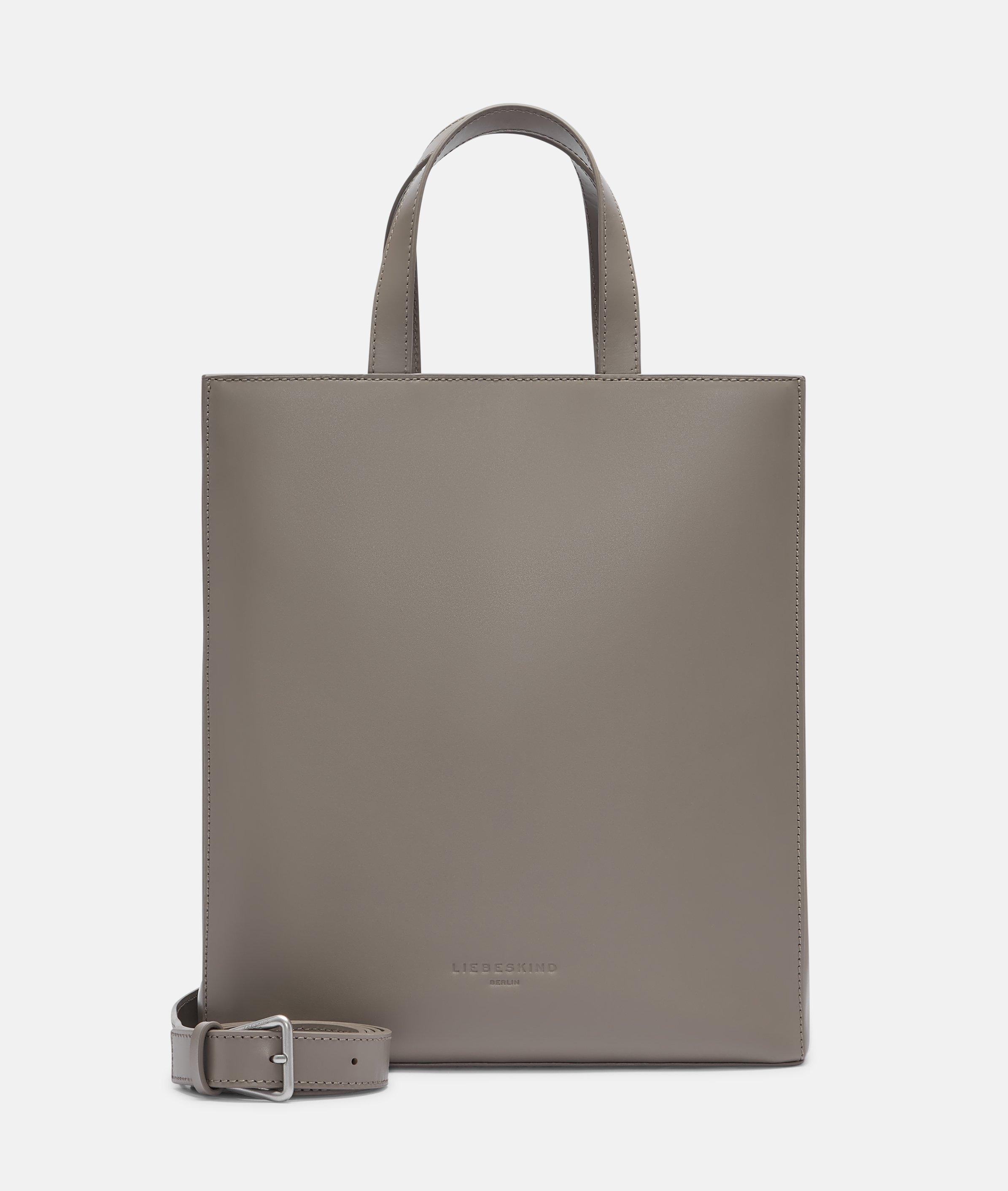 Liebeskind Berlin - Geräumige Tote-Bag aus Rindsleder -  braun