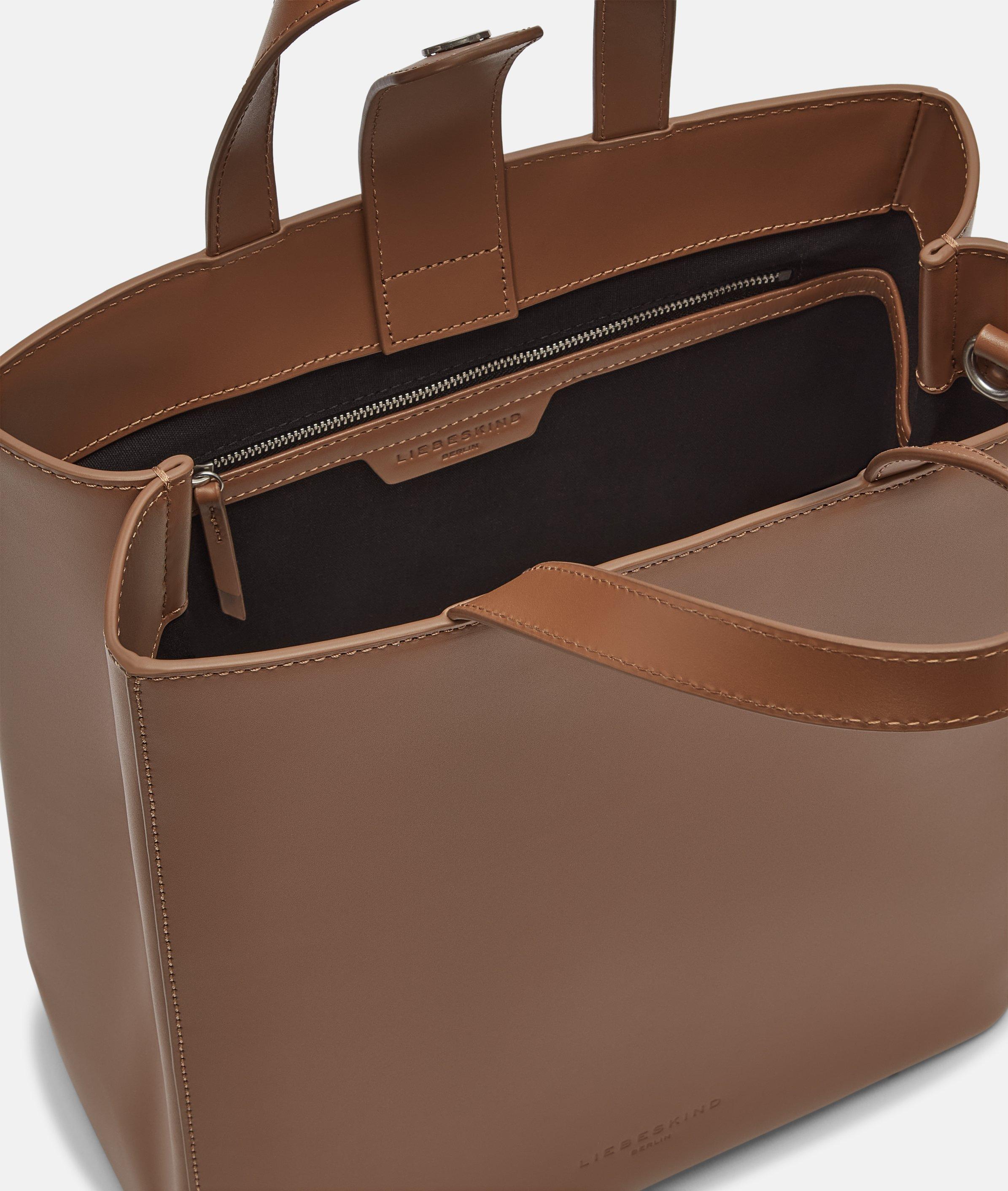 Tote in bruin, bruin & blauw