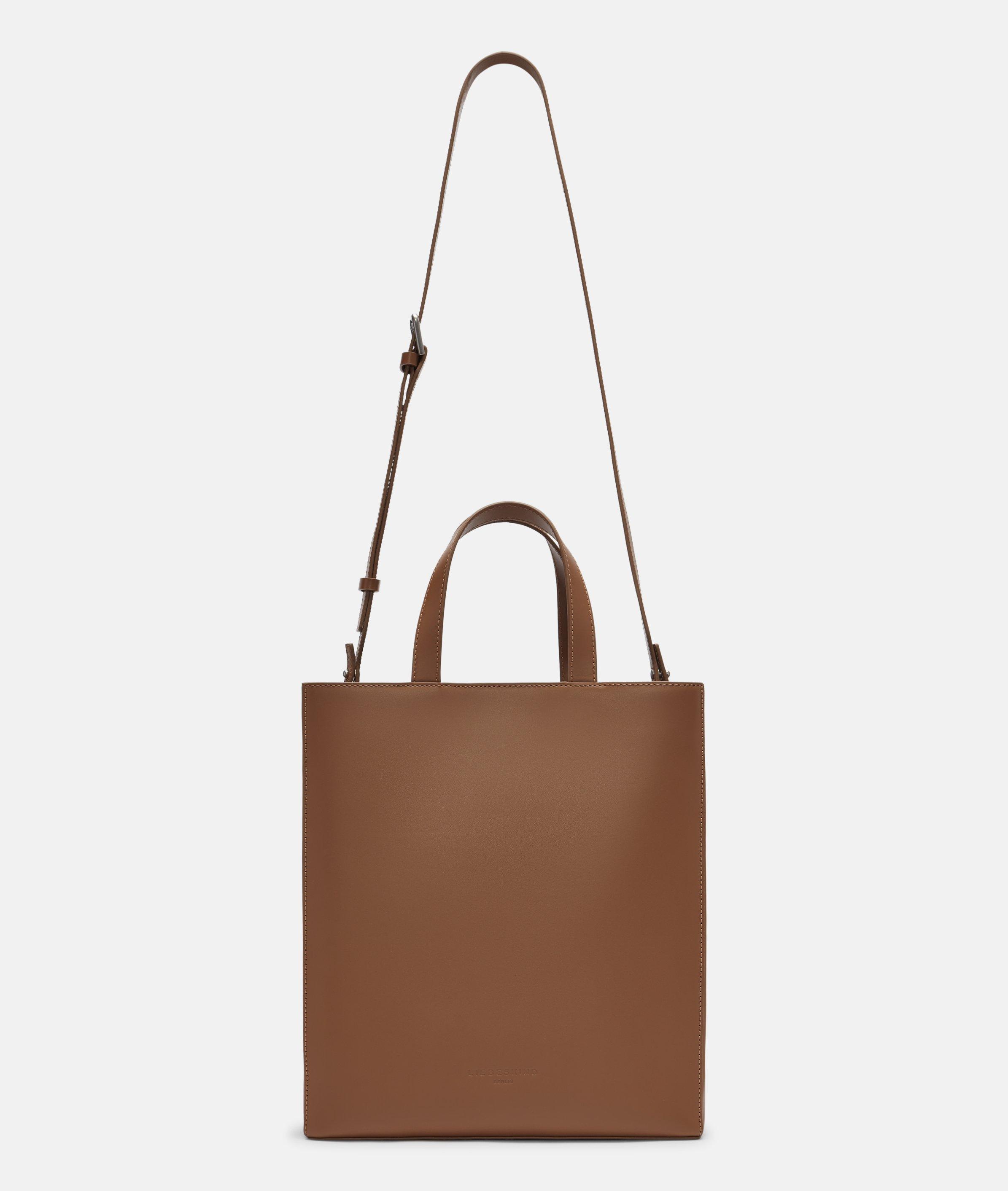 Tote in bruin, bruin & blauw