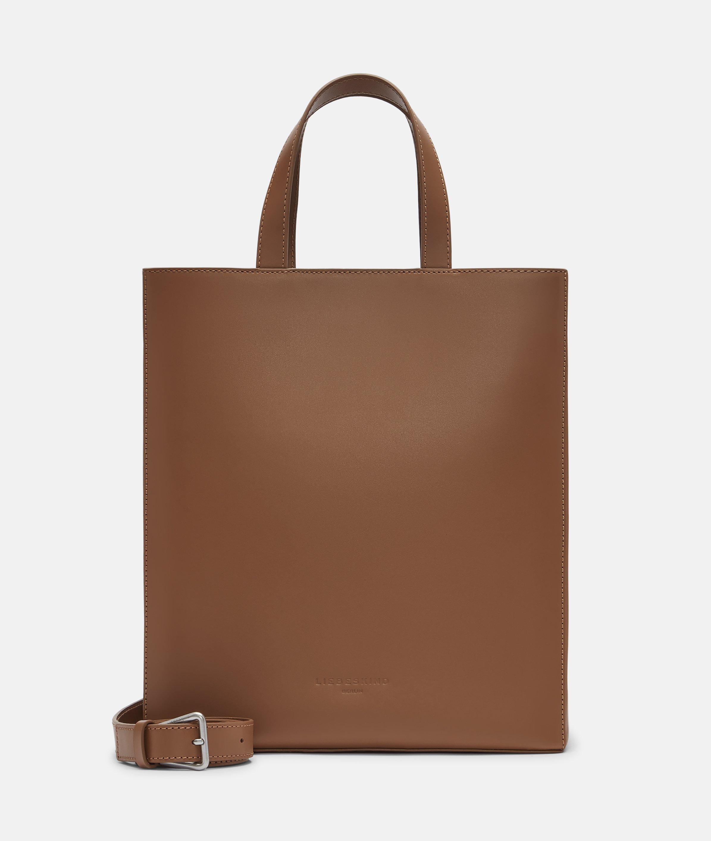Liebeskind Berlin - Geräumige Tote-Bag aus Rindsleder -  braun