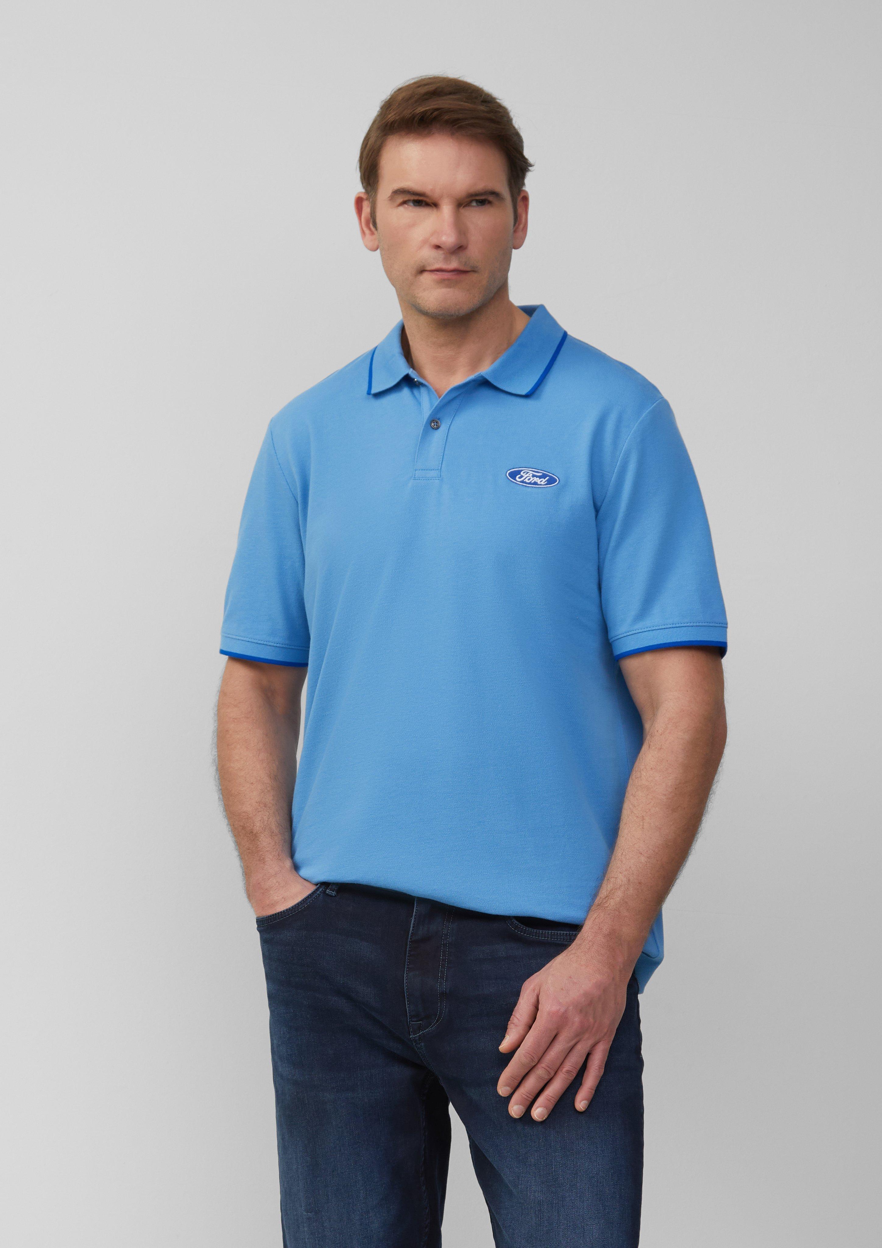 Polo-Shirt in 55D5, 94D3, 58D1 & 42D4
