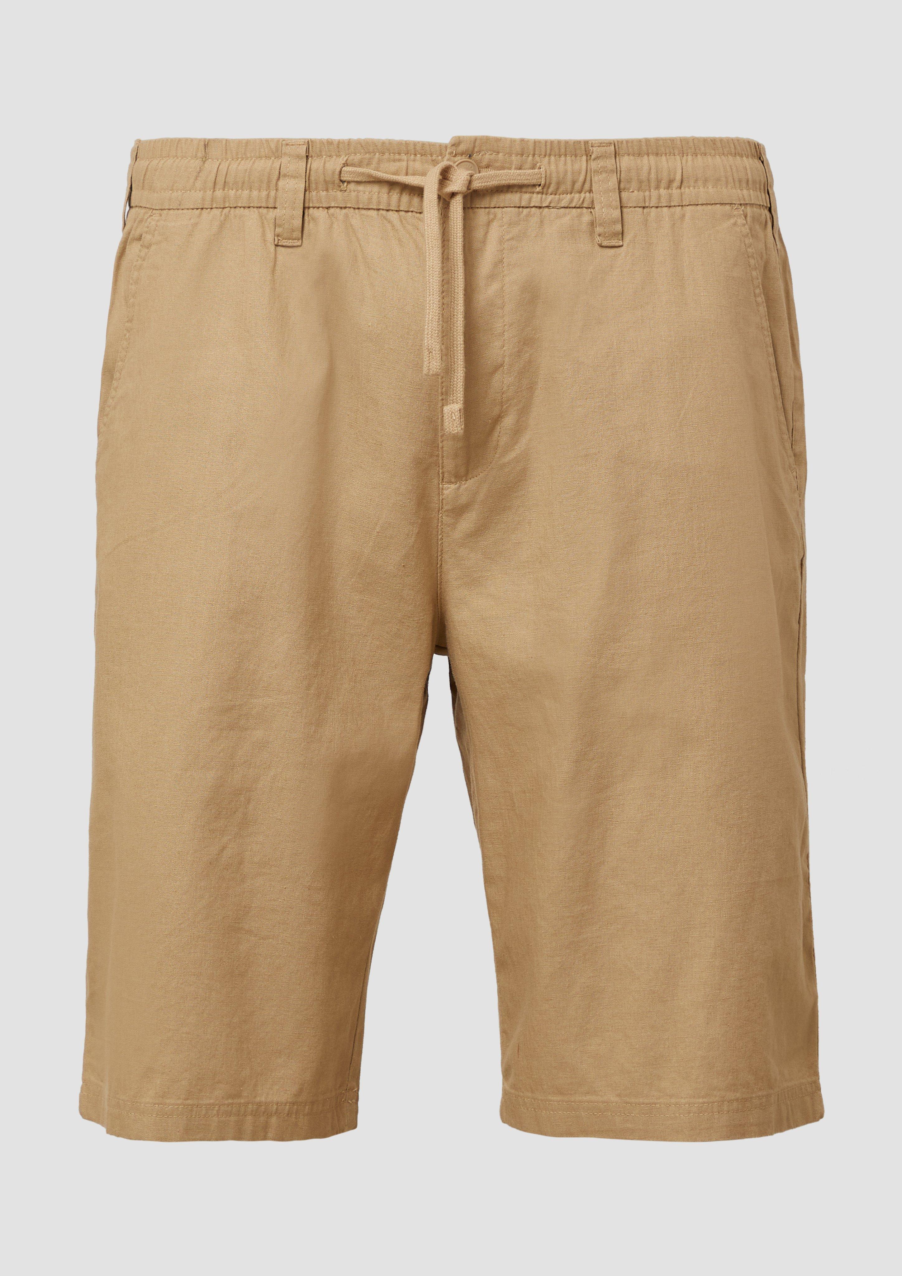 s.Oliver - Detroit: Bermuda im Relaxed Fit, Herren, Beige