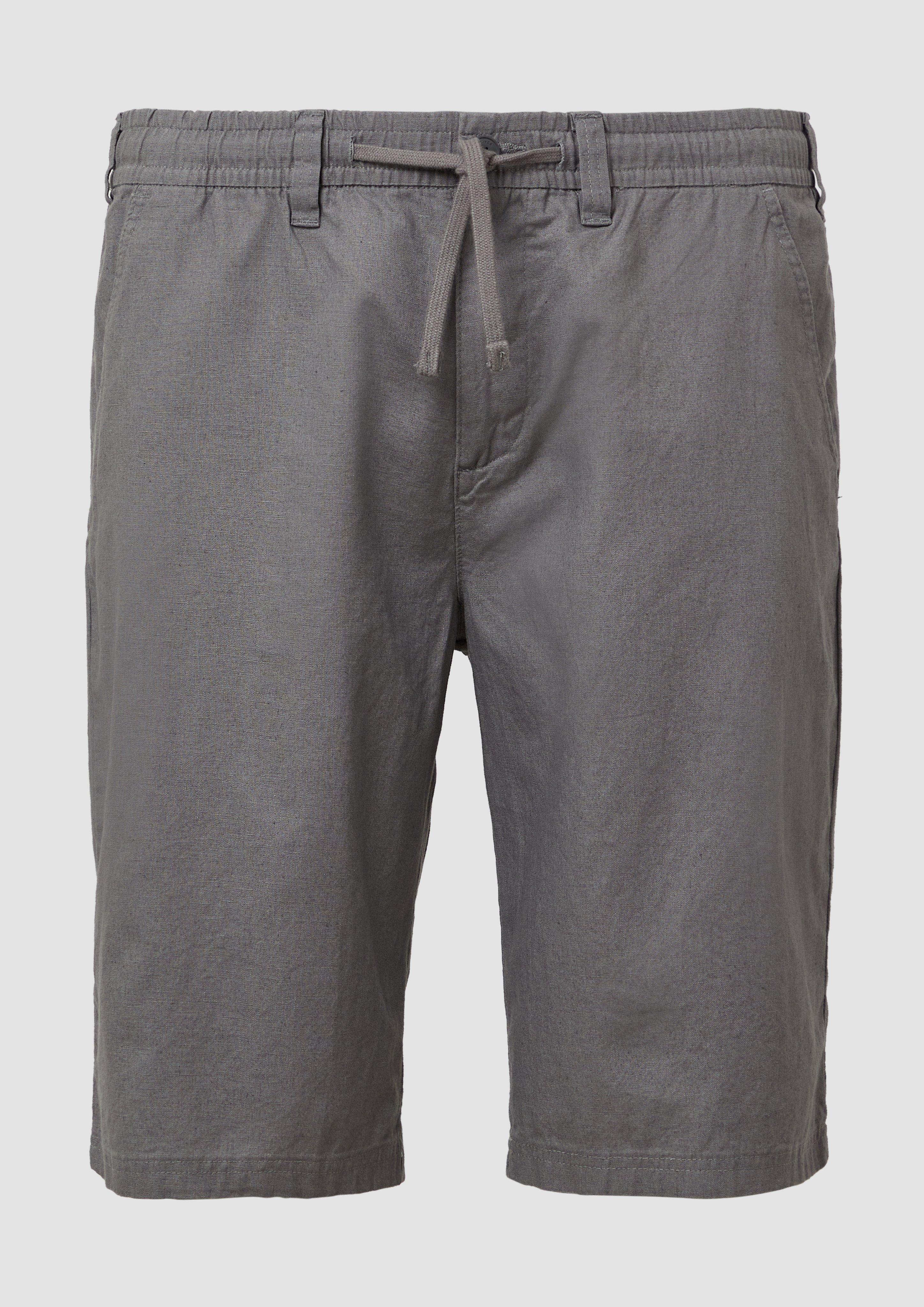 s.Oliver - Detroit: Bermuda im Relaxed Fit, Herren, grau