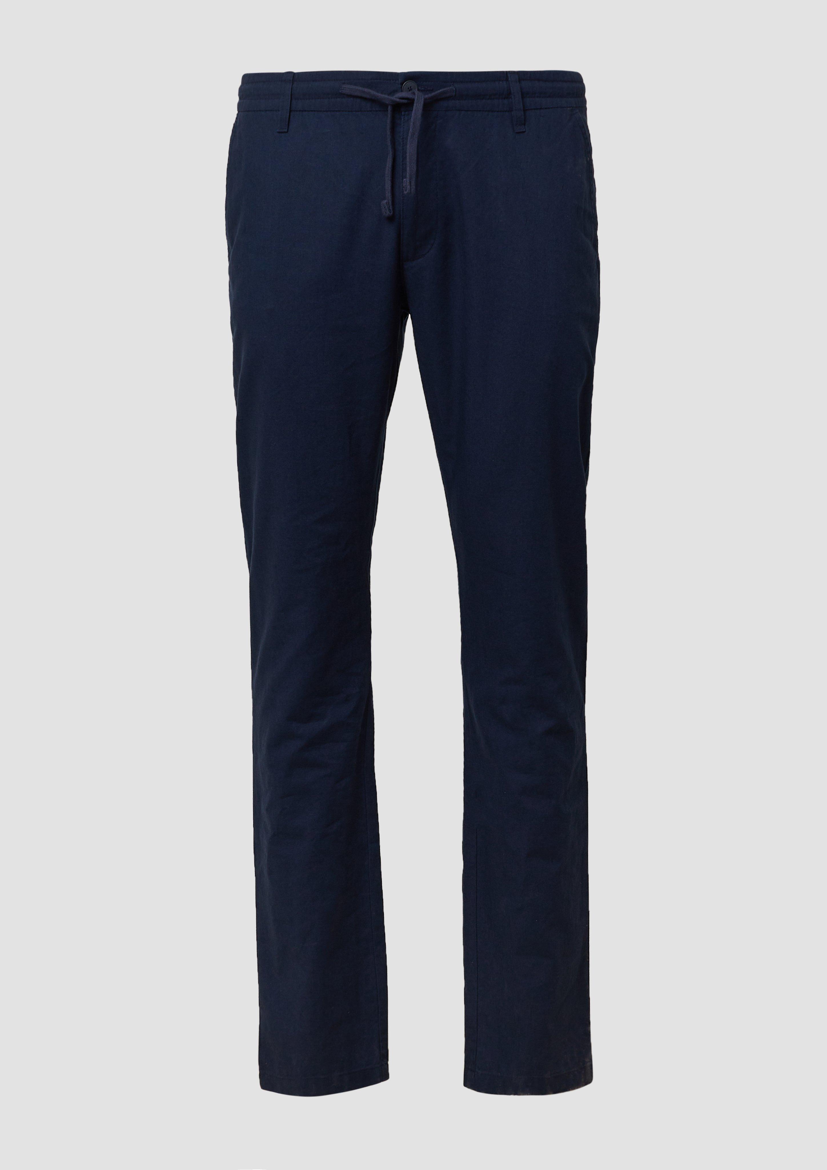 s.Oliver - Detroit: Chino im Relaxed Fit, Herren, blau