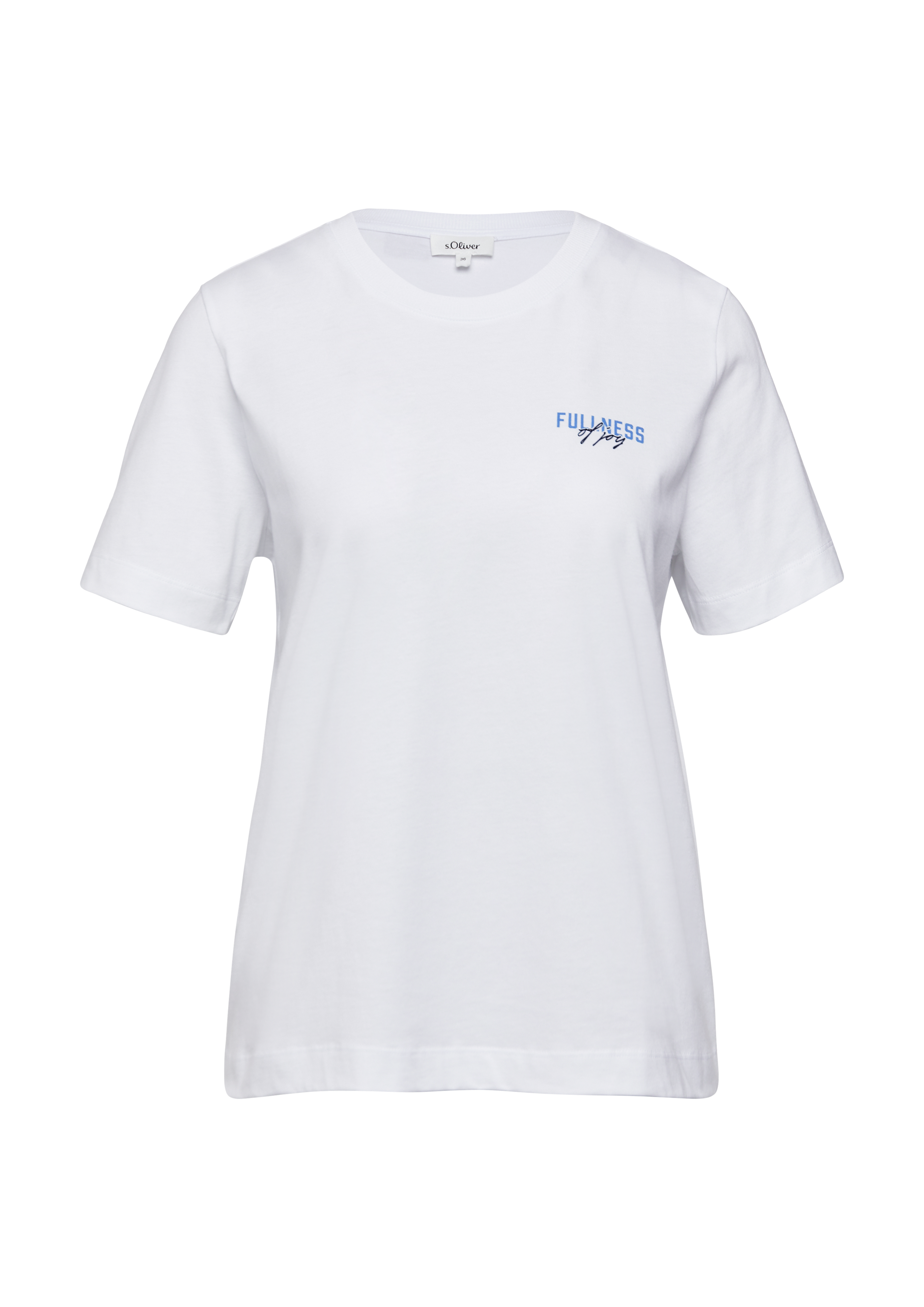 Relaxed T-shirt met print op voor- en achterkant