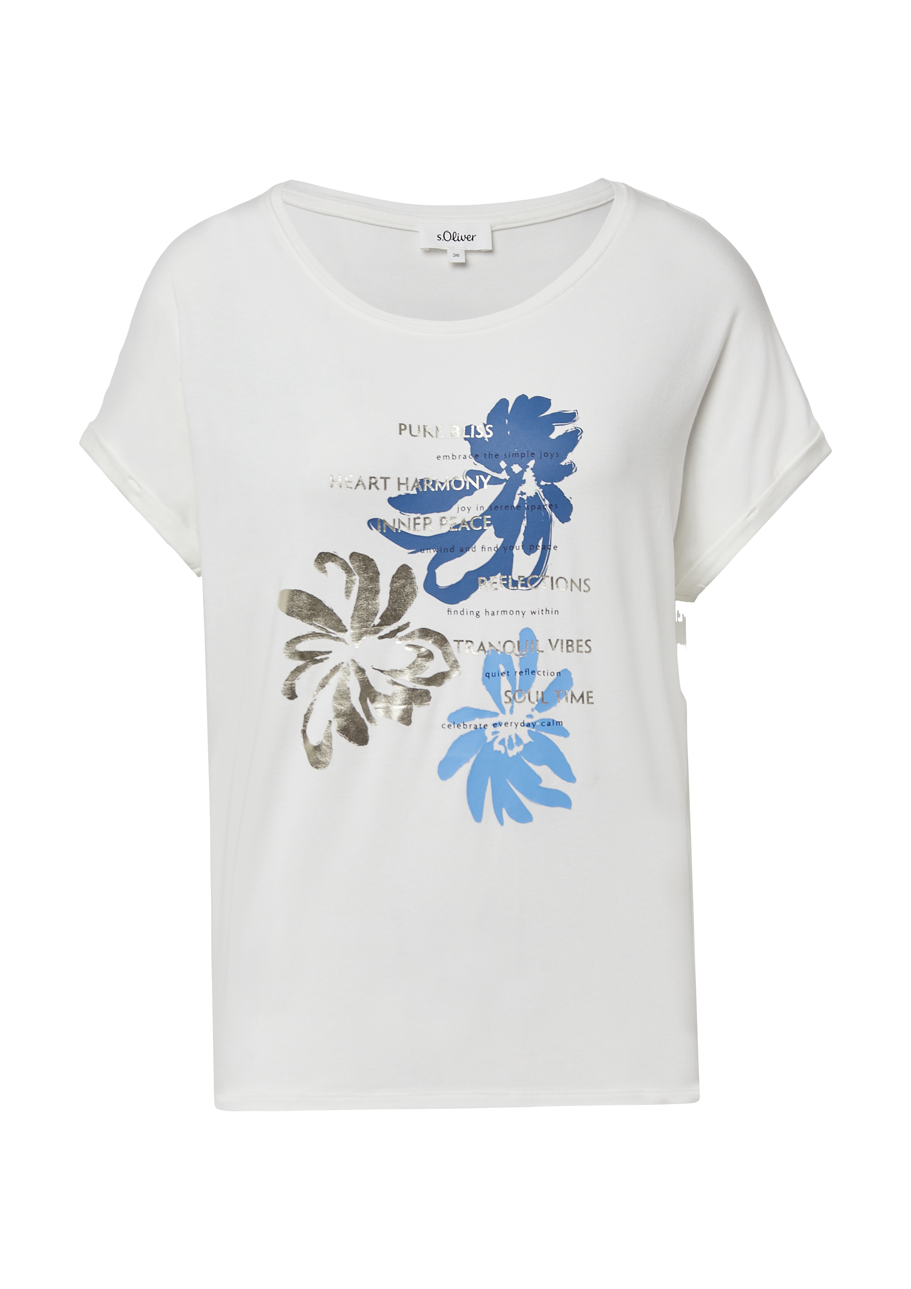 Relaxed T-shirt van viscosemix