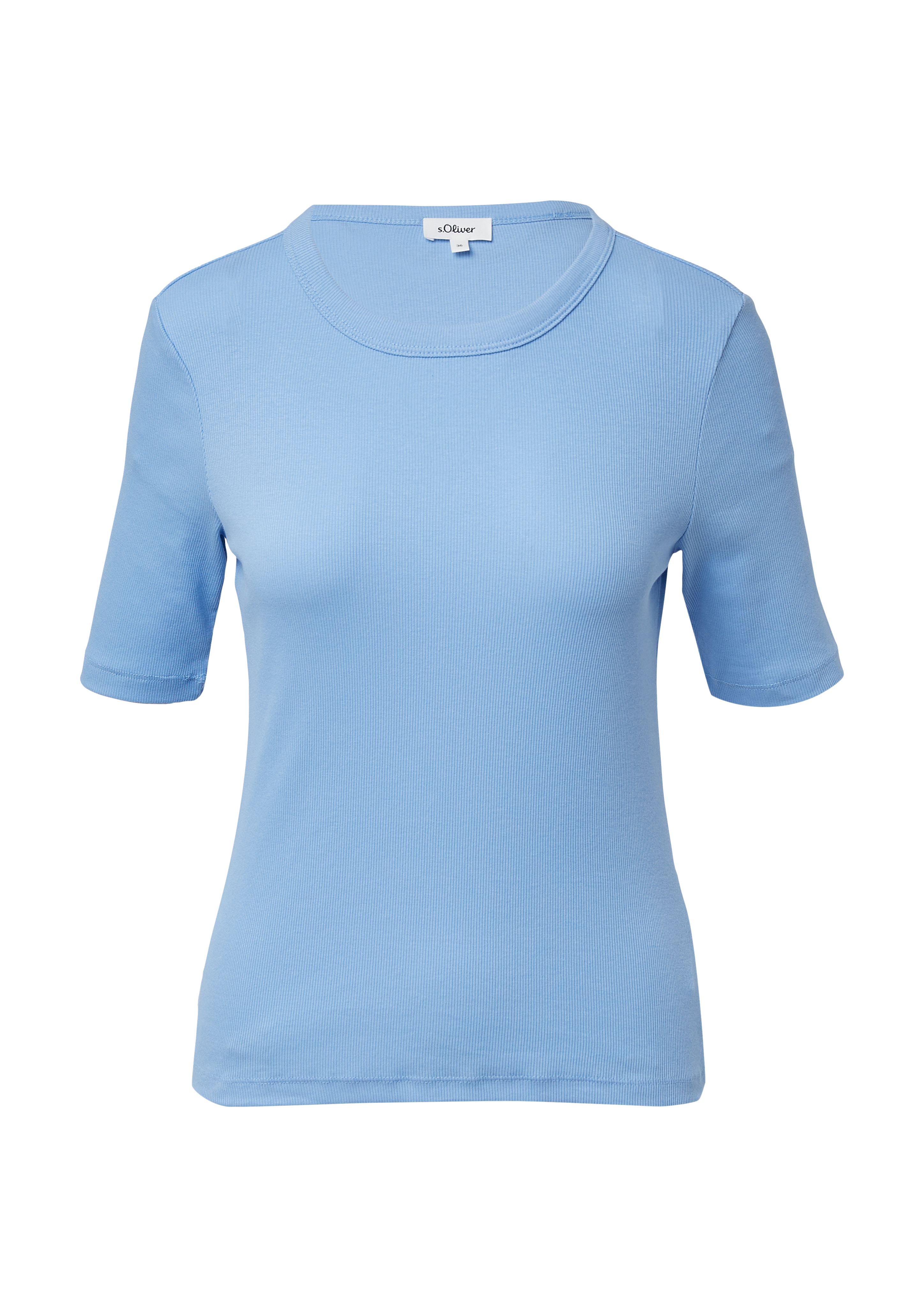 Geribd overhemd in slim fit