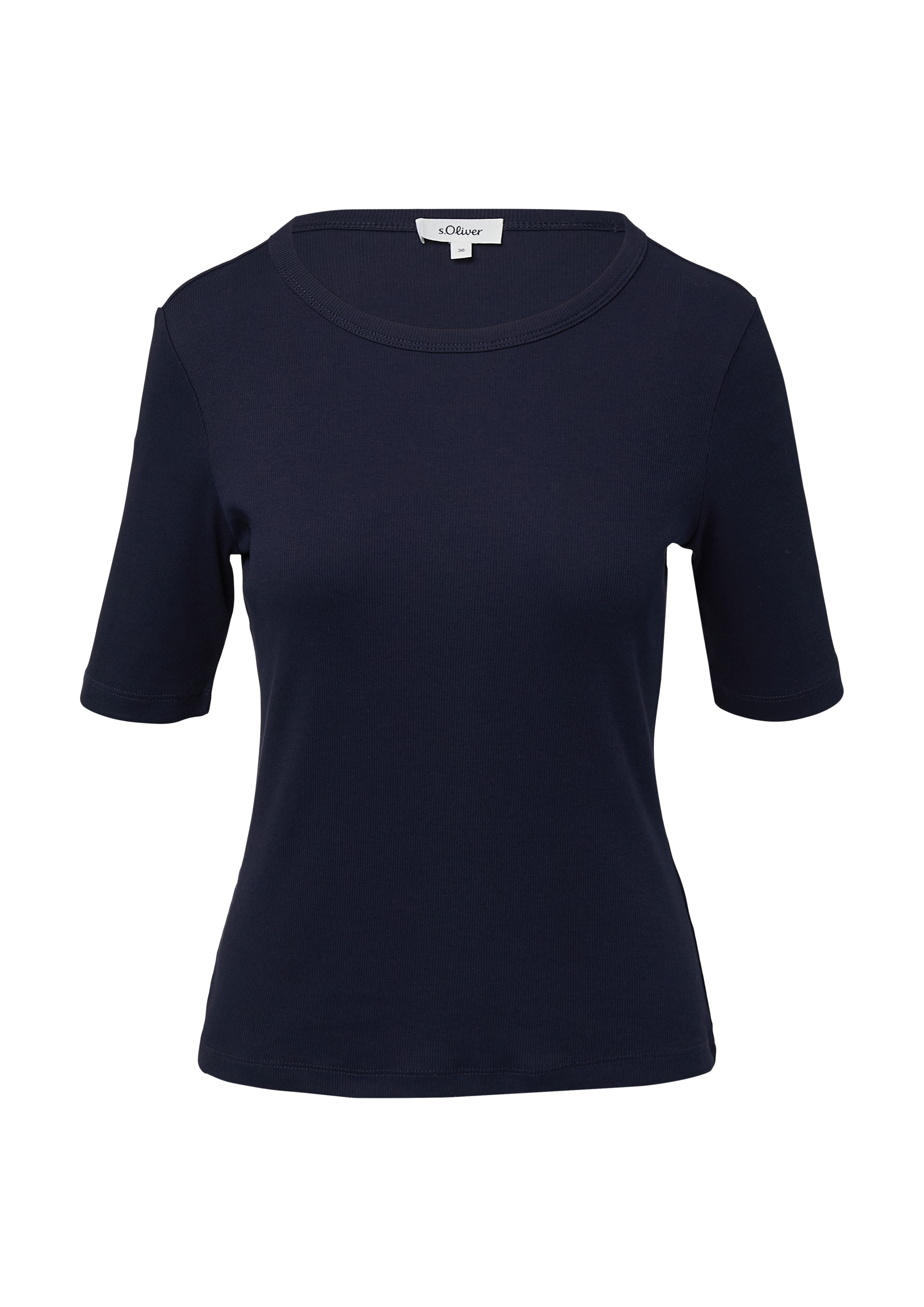Geribd overhemd in slim fit