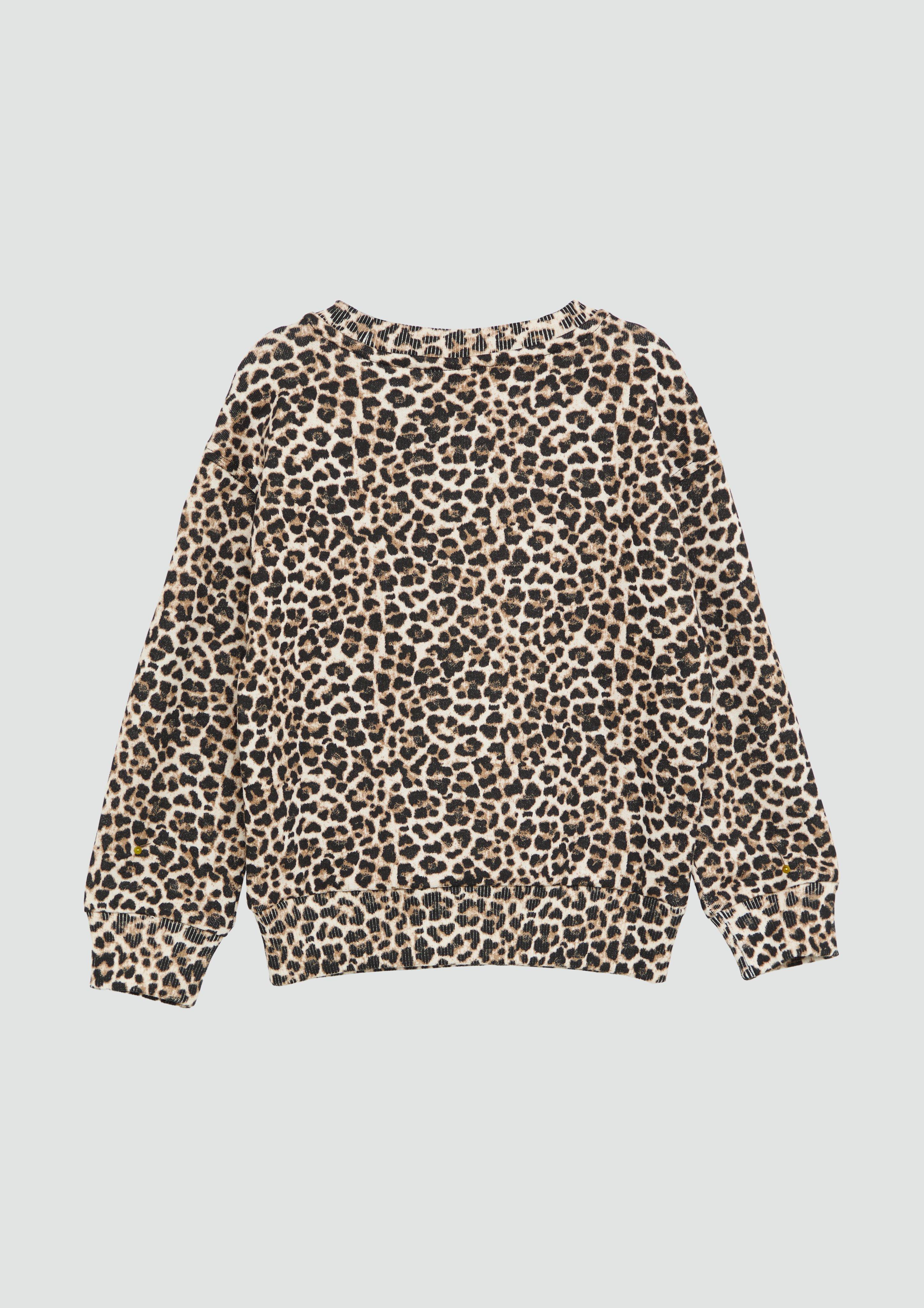 Sweatshirt leopard sales