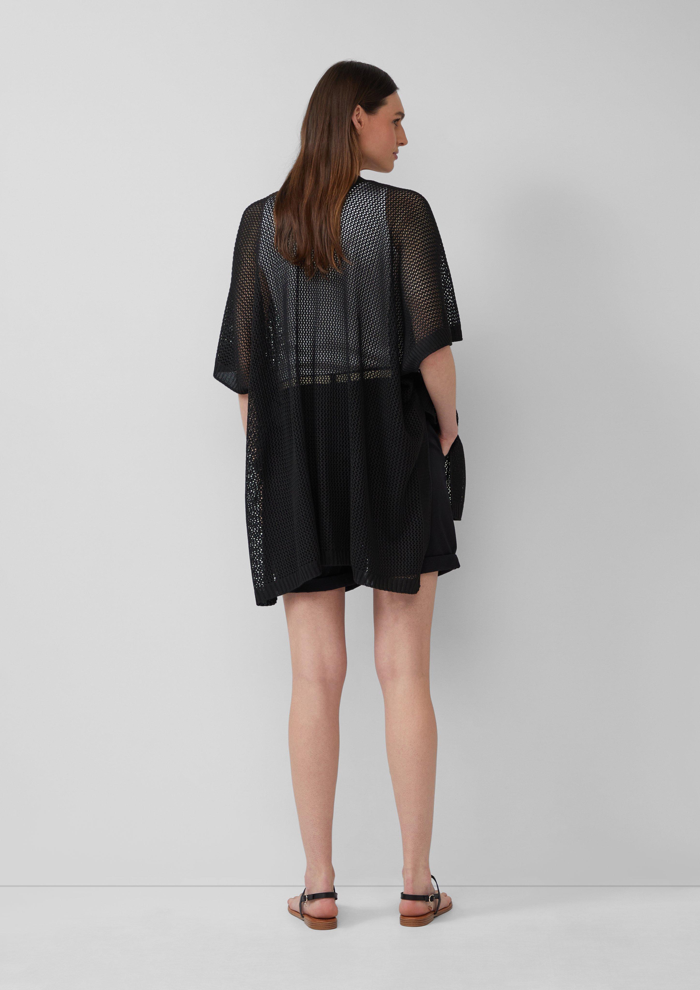 Indoor poncho in 9999 & 8100