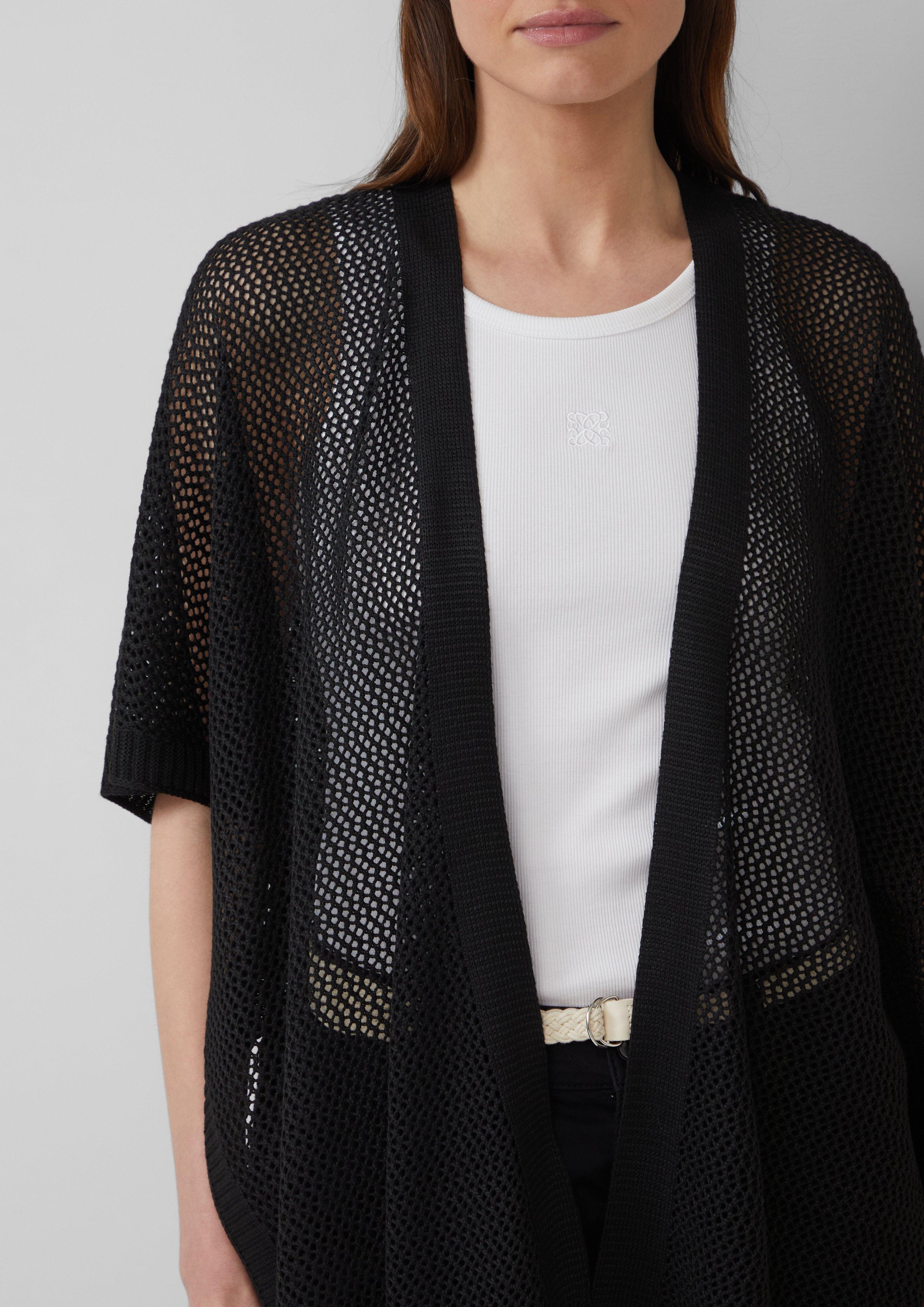 Indoor poncho in 9999 & 8100